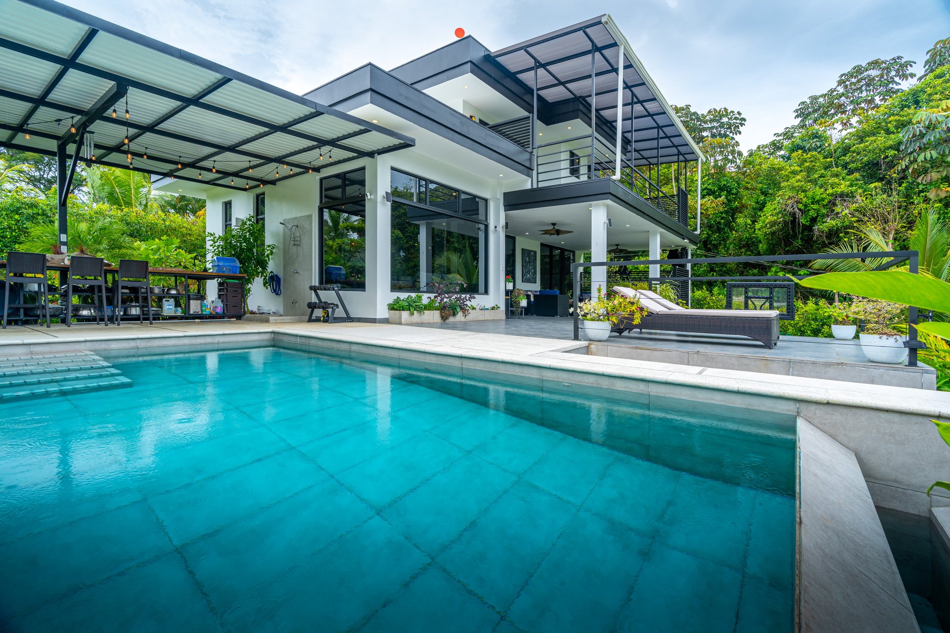 Modern 4-Bedroom Family Sanctuary with Infinity Pool, Edible Forest Garden - Exclusive Gated Ojochal Community 