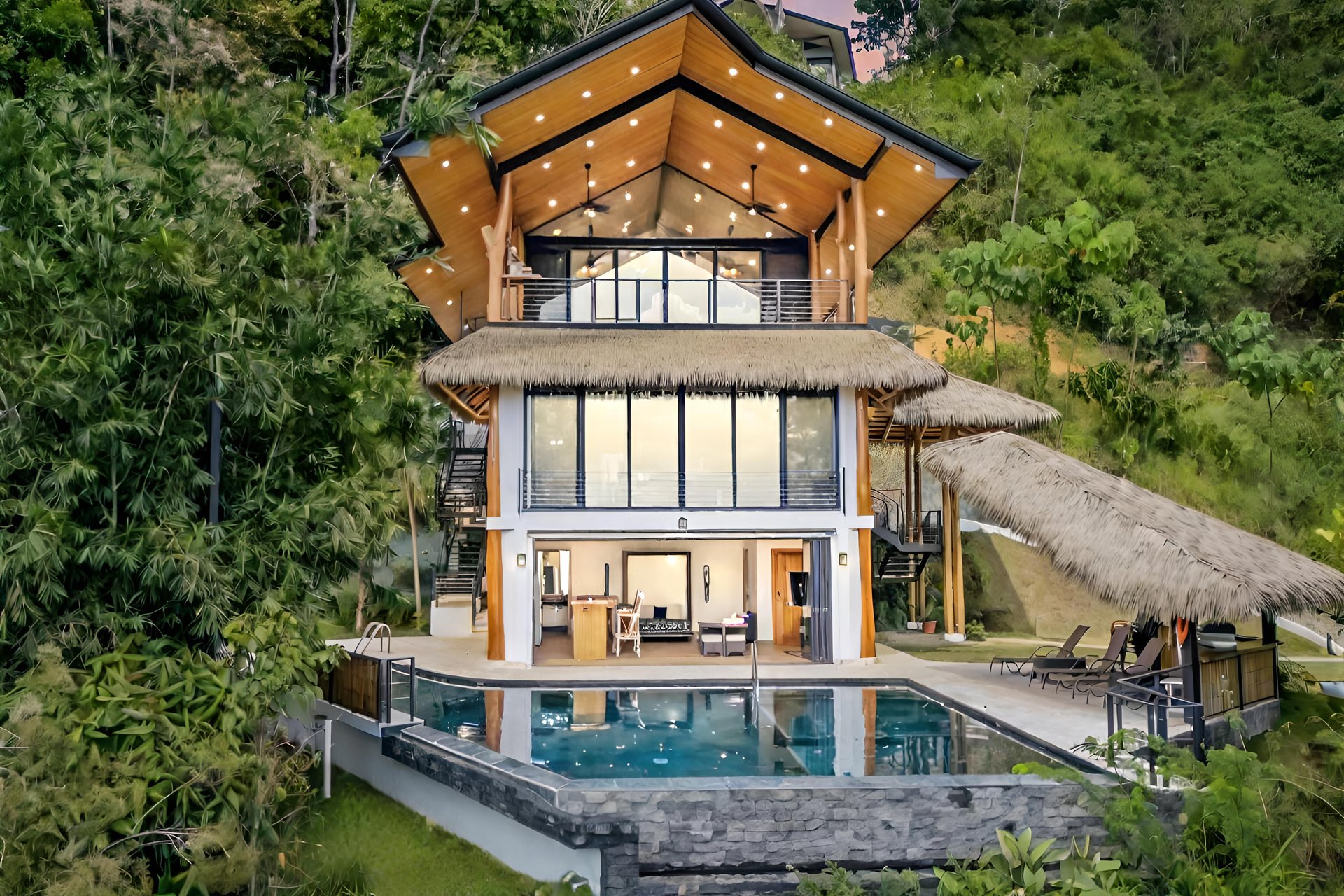 1.25 ACRES – 4 Bedroom Luxury Ocean View Home In Gated Community With Amazing Pool, Yoga Deck, Easy Access! Owner Financing Available!!