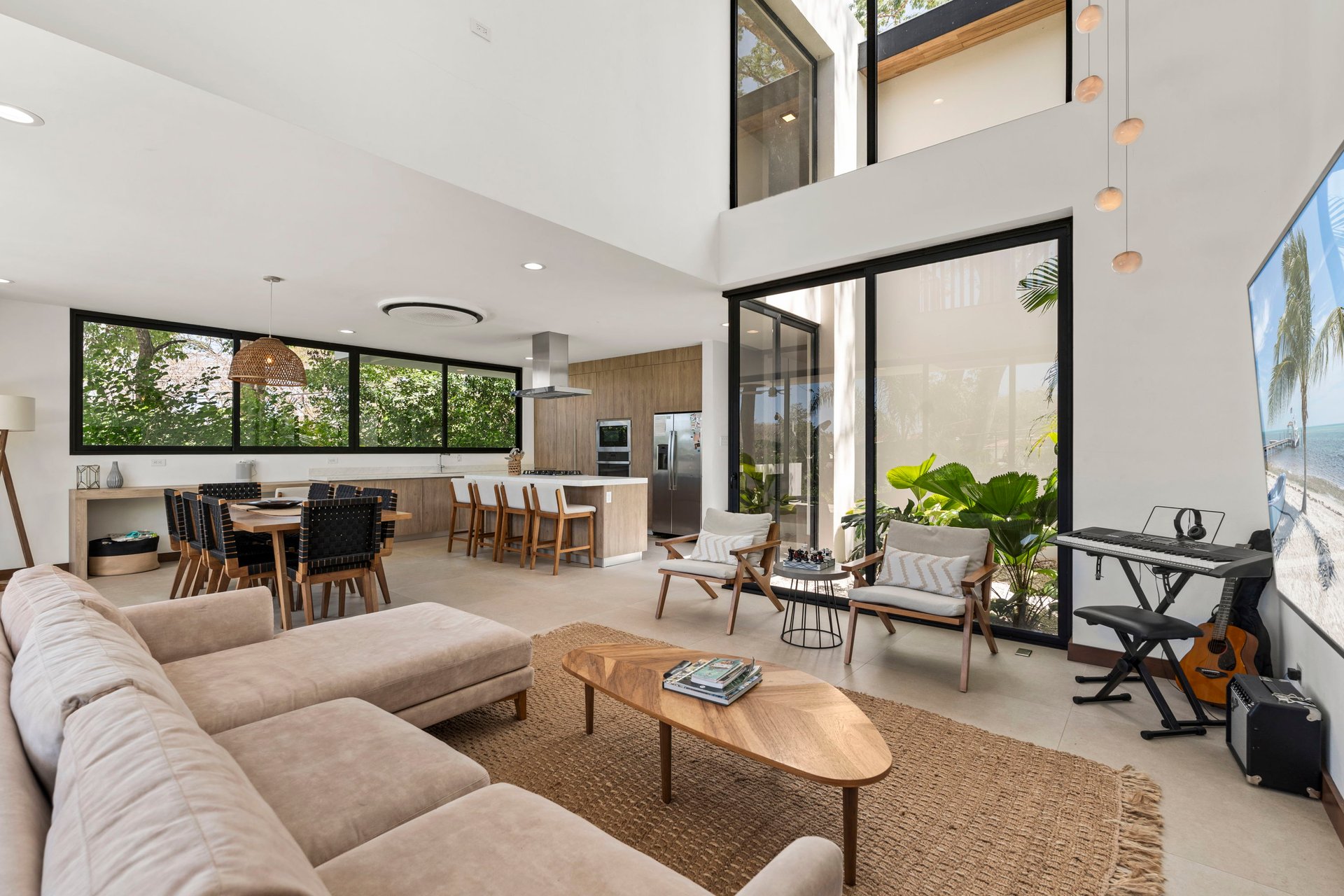Grande Salvaje Estate (house 1 & 2) | 2 Modern homes, just steps to the famous surf break in Playa Grande!