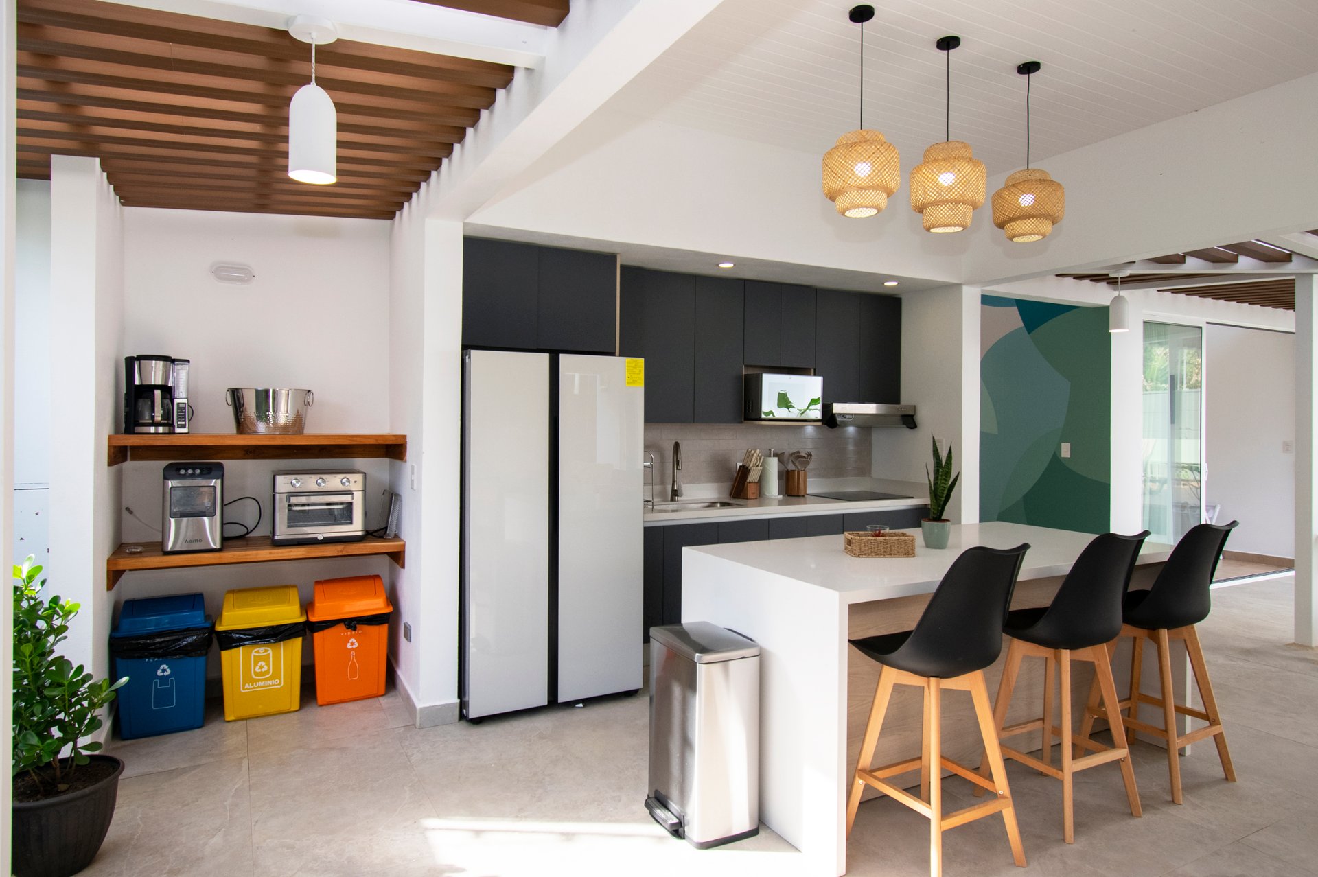 Turnkey Tropical Home Steps from the Beach