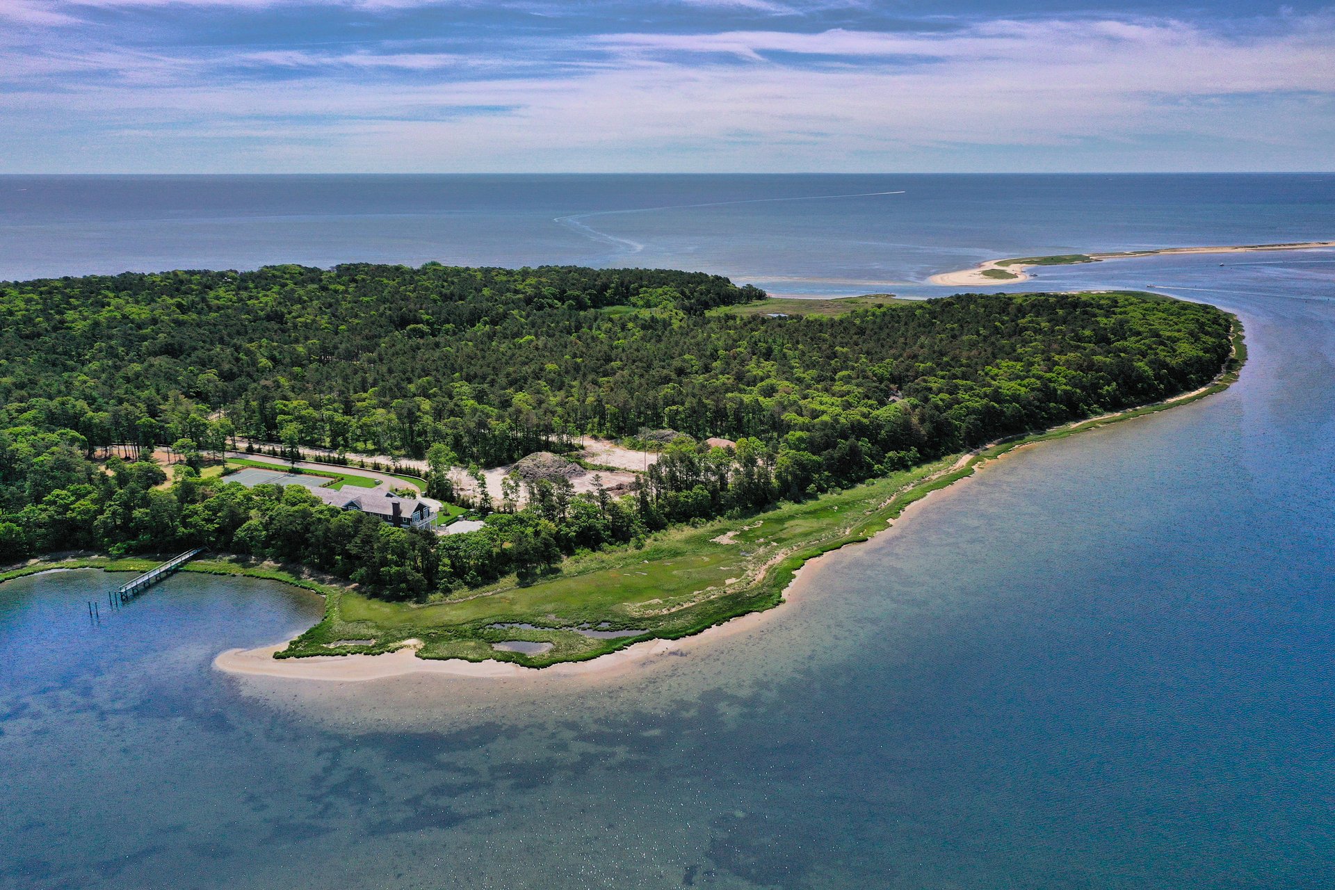 Custom Popponesset Bay Waterfront Residence