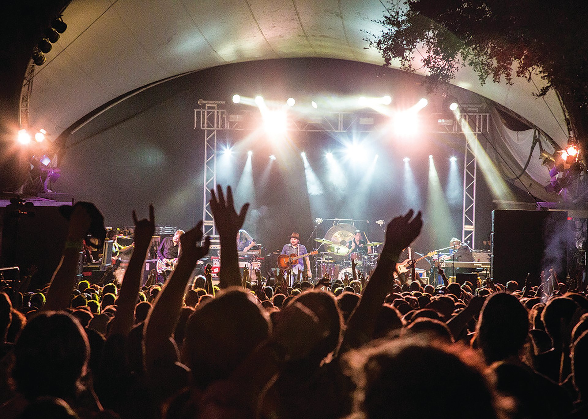 People toasting with wine glasses