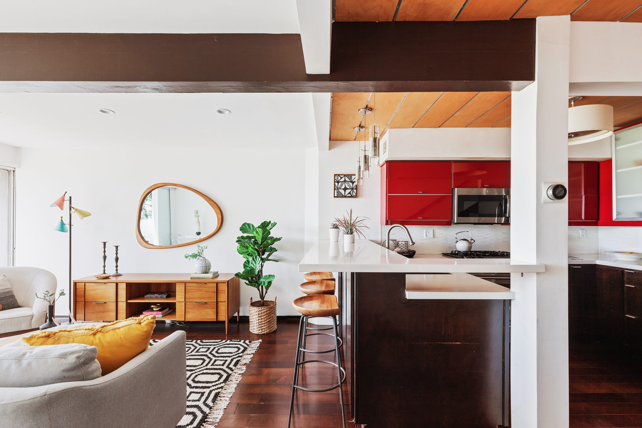 Magnificent Post and Beam Mid-Century Modern Duplex in Silverlake