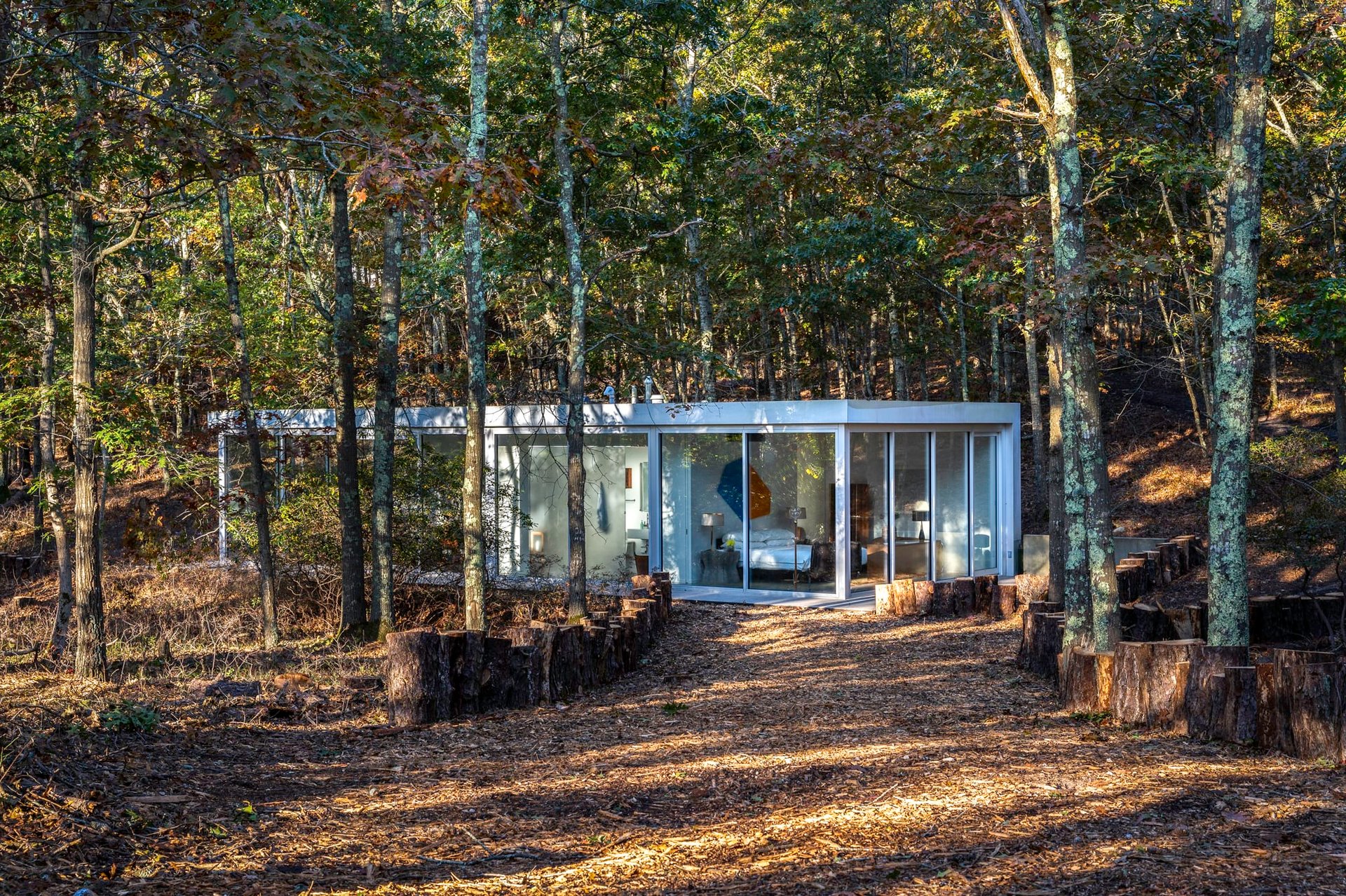 "The Glass House," A Design Icon on 2.9 Buildable Acres