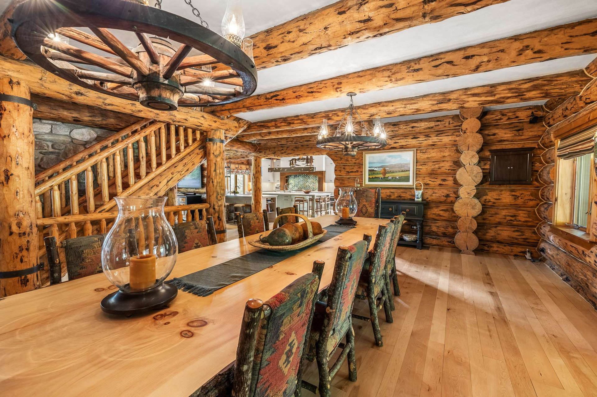 Exclusive Mountain Log Home - Monthly Rental Avail.