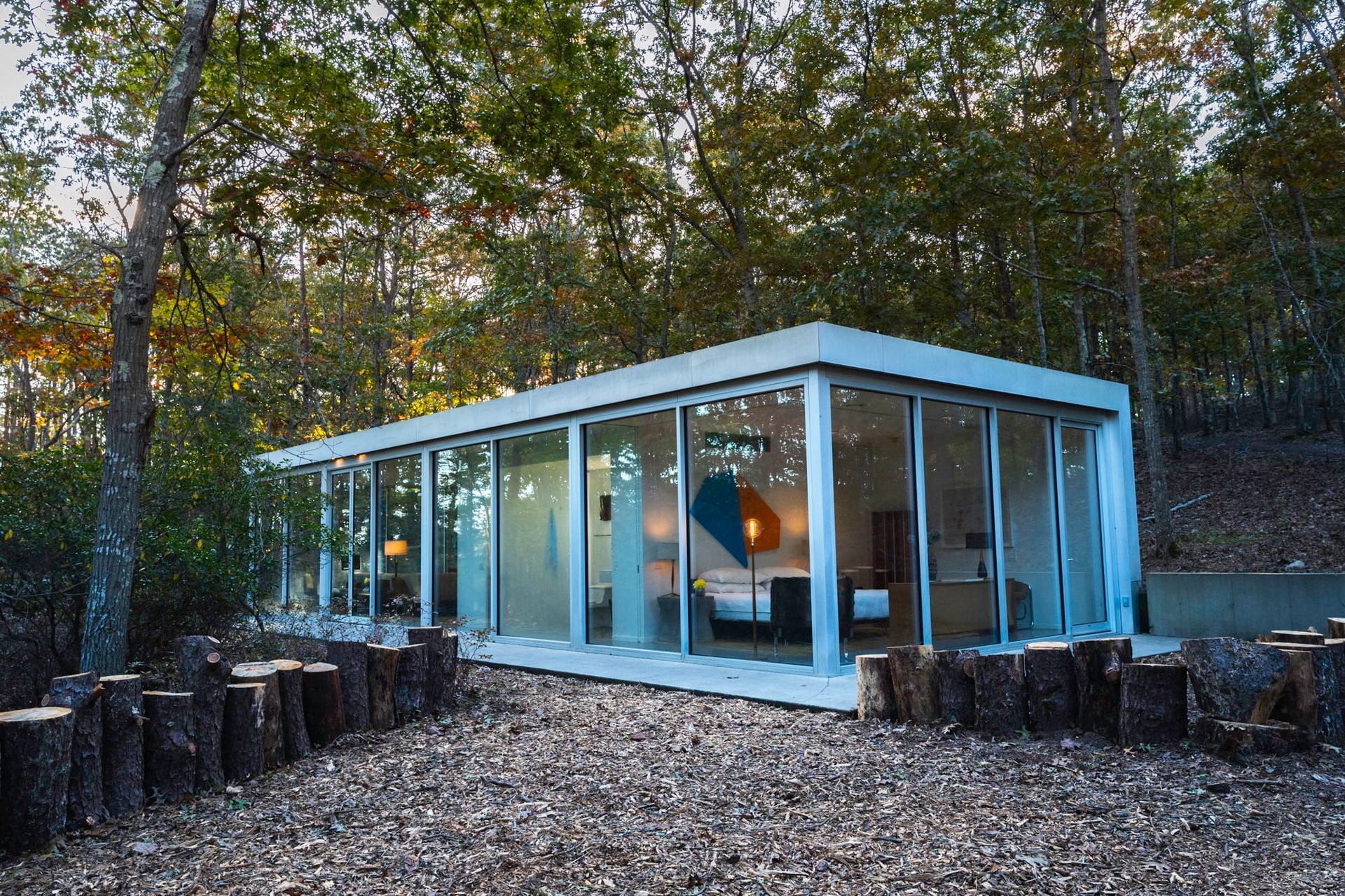 "The Glass House," A Design Icon on 2.9 Buildable Acres