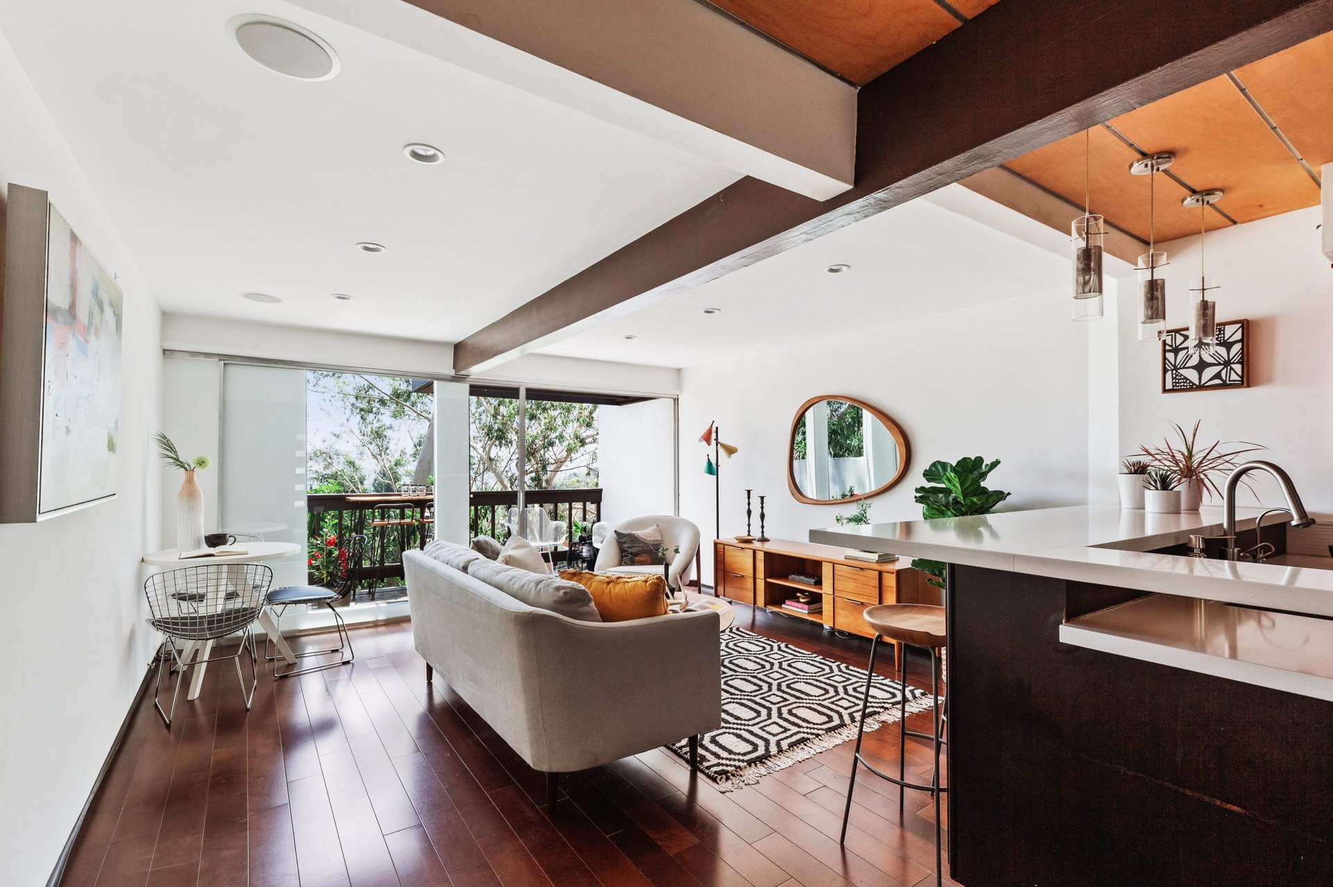 Magnificent Post and Beam Mid-Century Modern Duplex in Silverlake