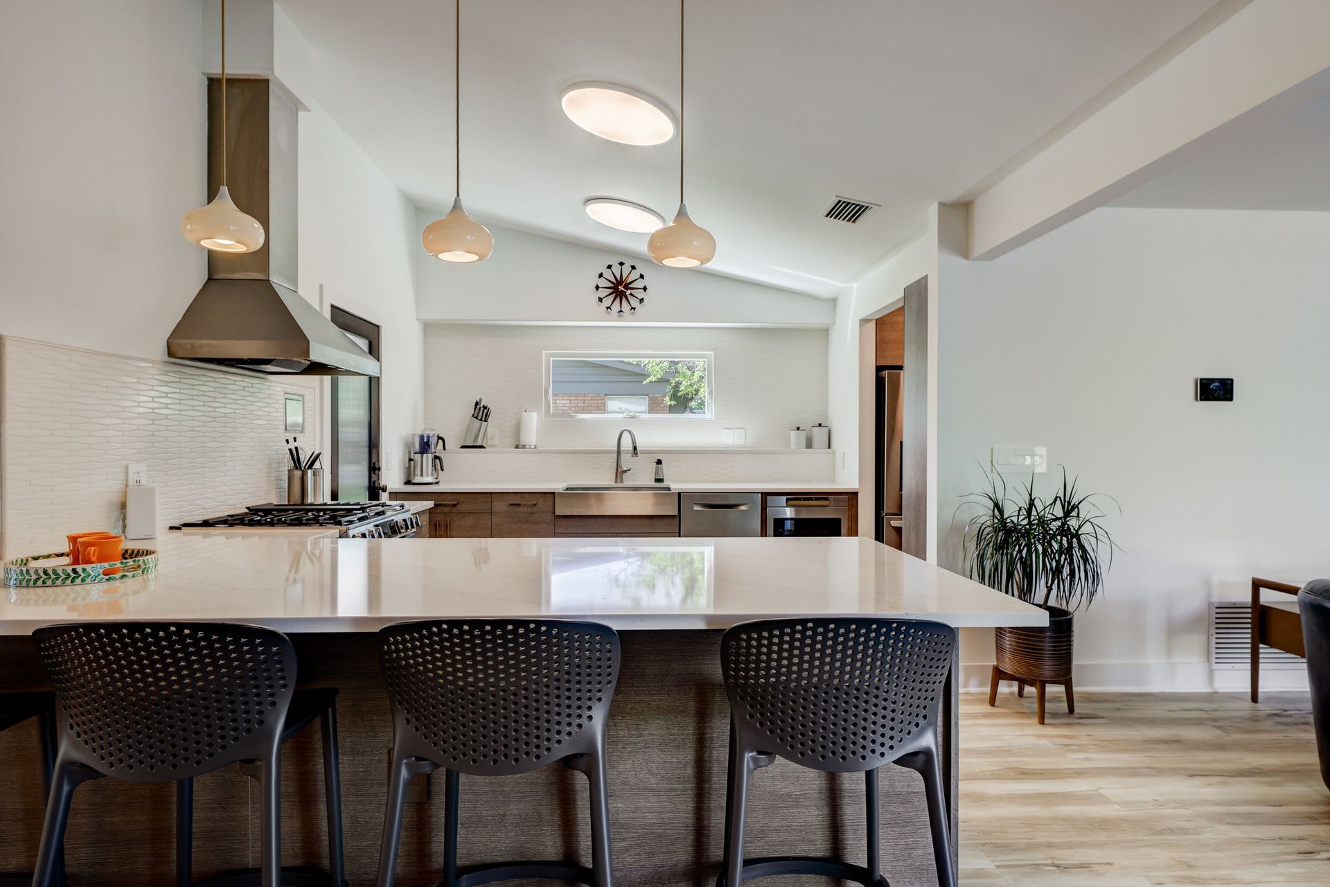 Stunning modern mid-century rebuilt home in the sought-after Delwood Heights near Mueller!