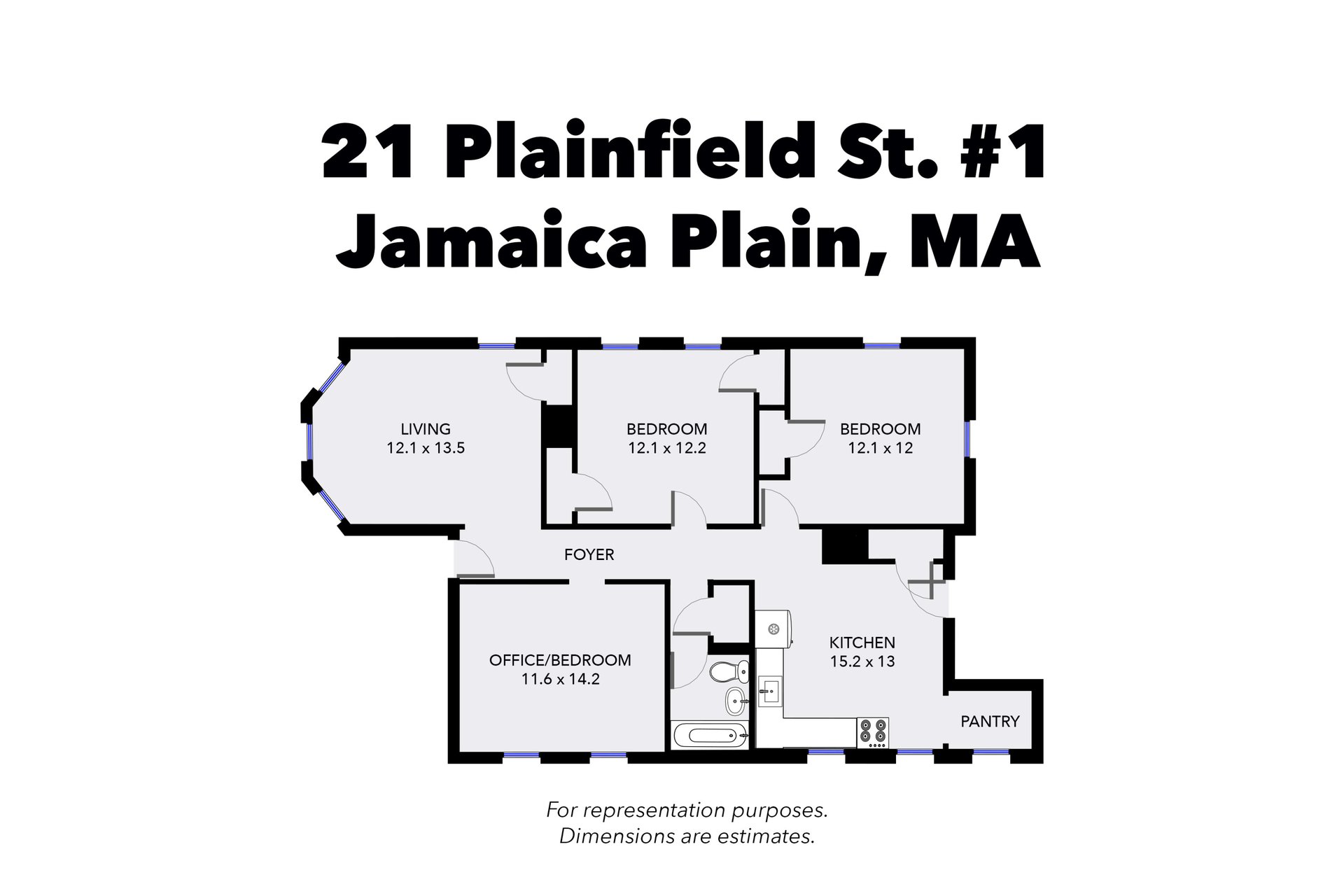 21 Plainfield Street #1