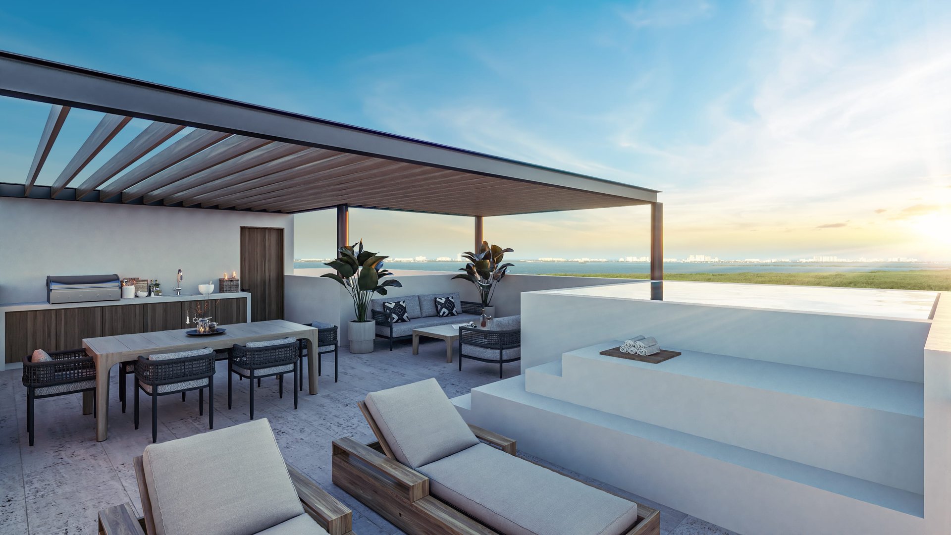 NEW Luxury Project Condo for Sale in Cancun with Lagoon and Ocean View