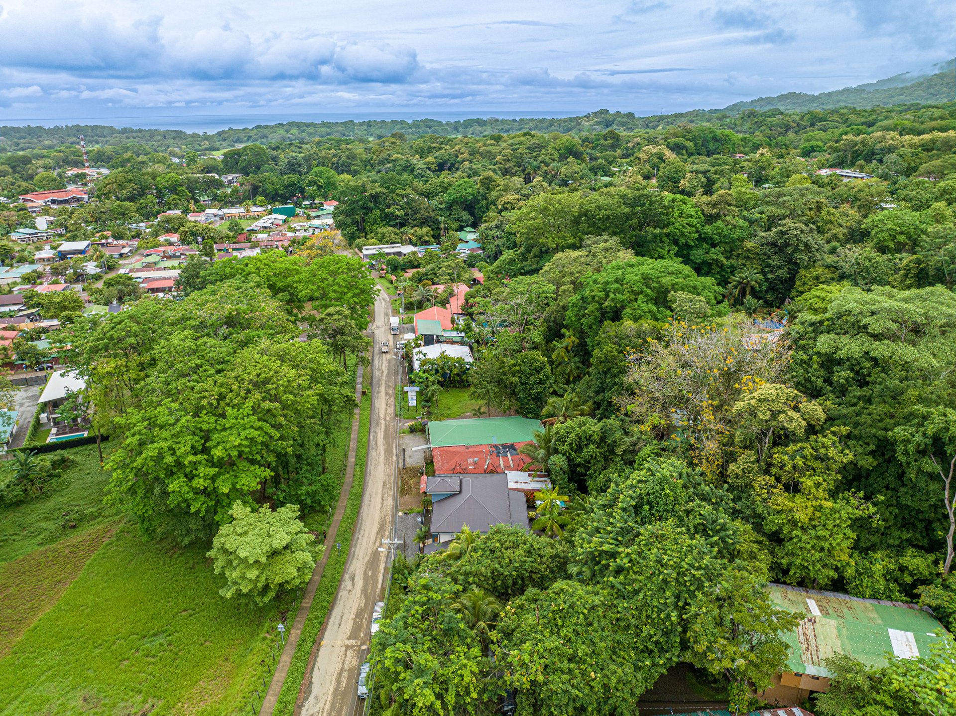 Commercial Building Opportunity in the Heart of Uvita. On Creek with Beautiful Jungle View