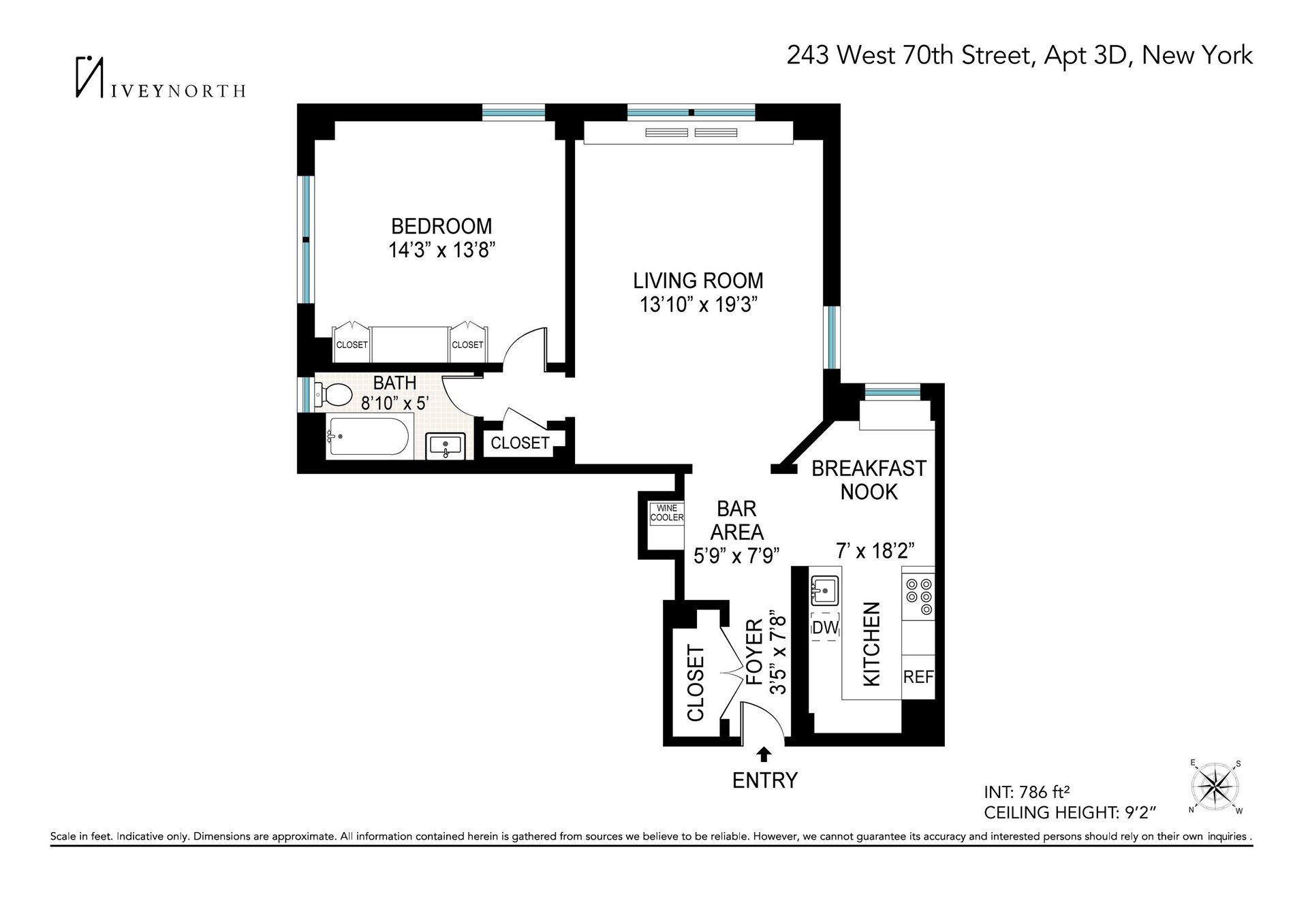 243 W 70th St #3D