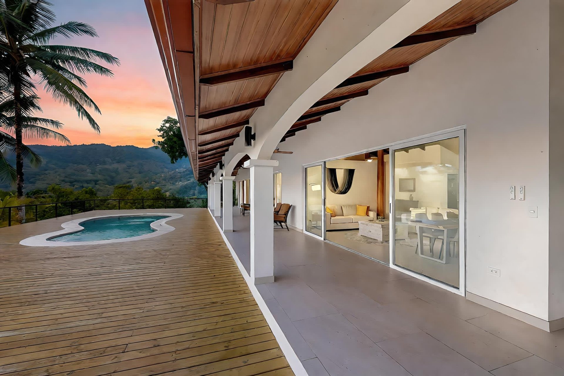 Gorgeous Hacienda-Style Home in Uvita with Ocean Views & in a Fantastic Location!!