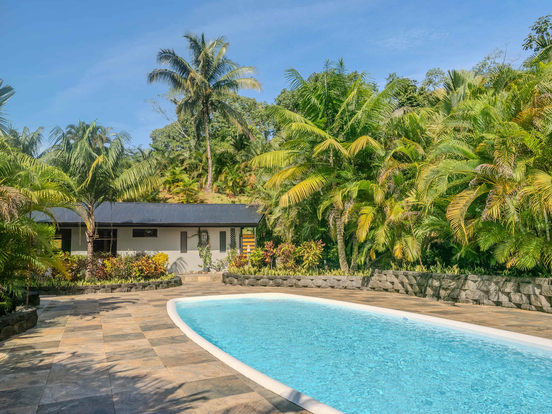 2-Bedroom Jungle Home with River, Waterfall & Pool on 3.8 Acres in Ojochal, Costa Rica