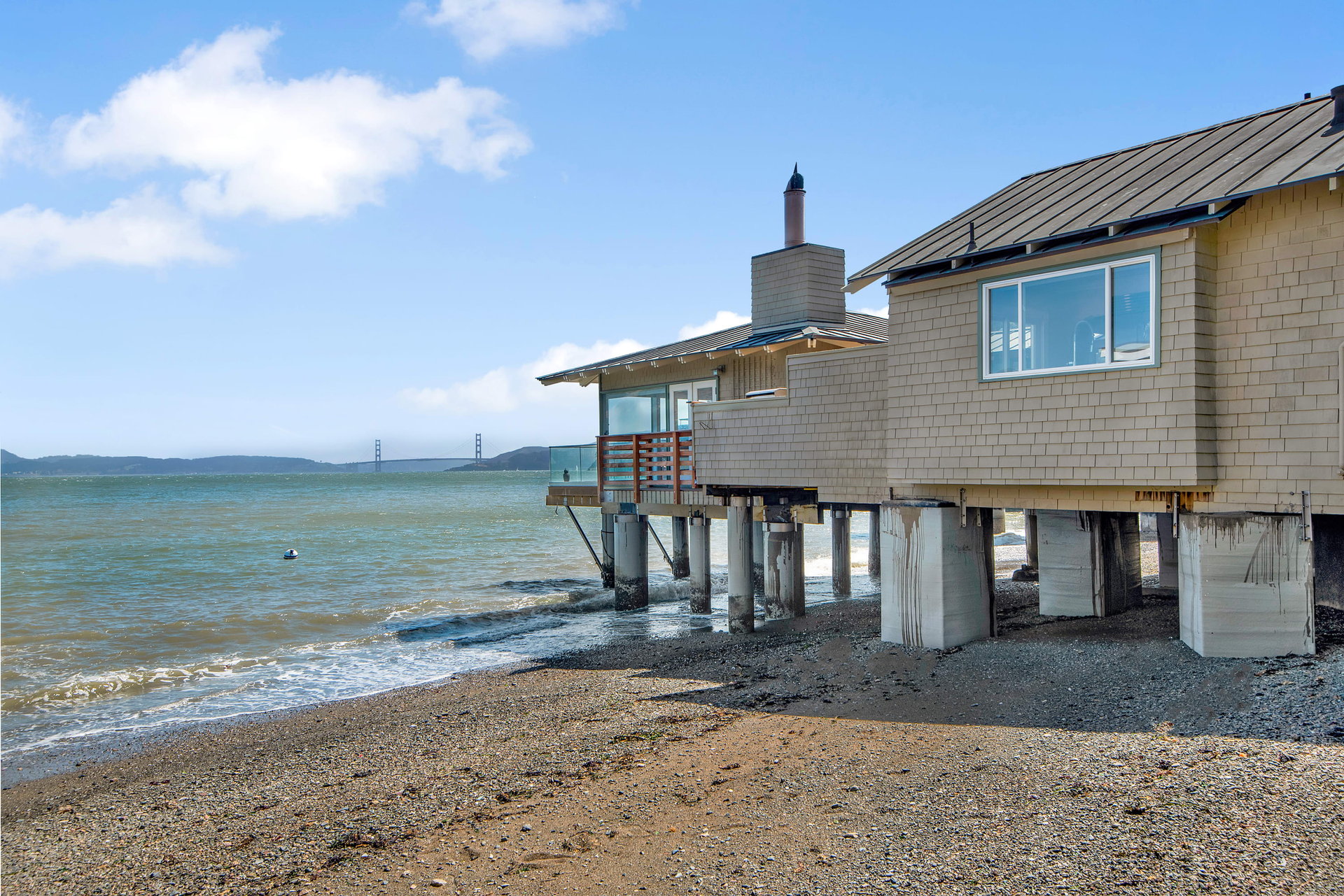 Incredible Private Beach Home with GG Bridge Views- Represented Buyer