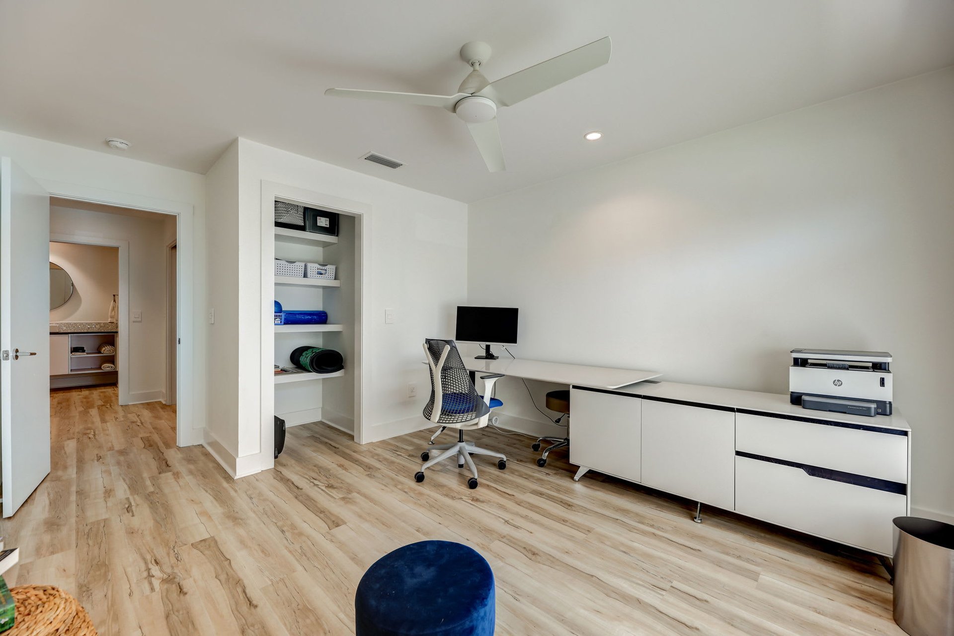 Stunning modern mid-century rebuilt home in the sought-after Delwood Heights near Mueller!