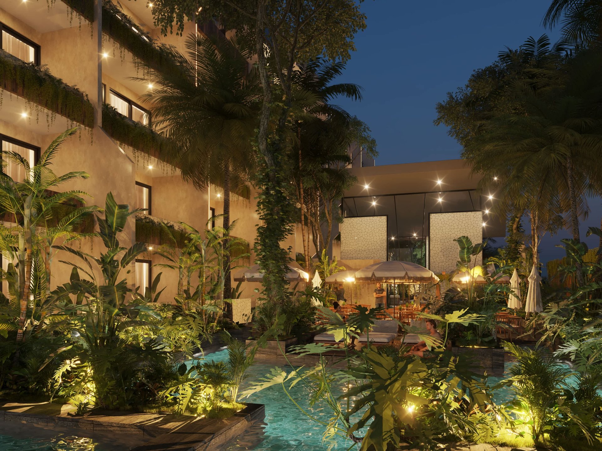 Incredible lock off Condo with private pool and terrace in the heart of Tulum for Sale