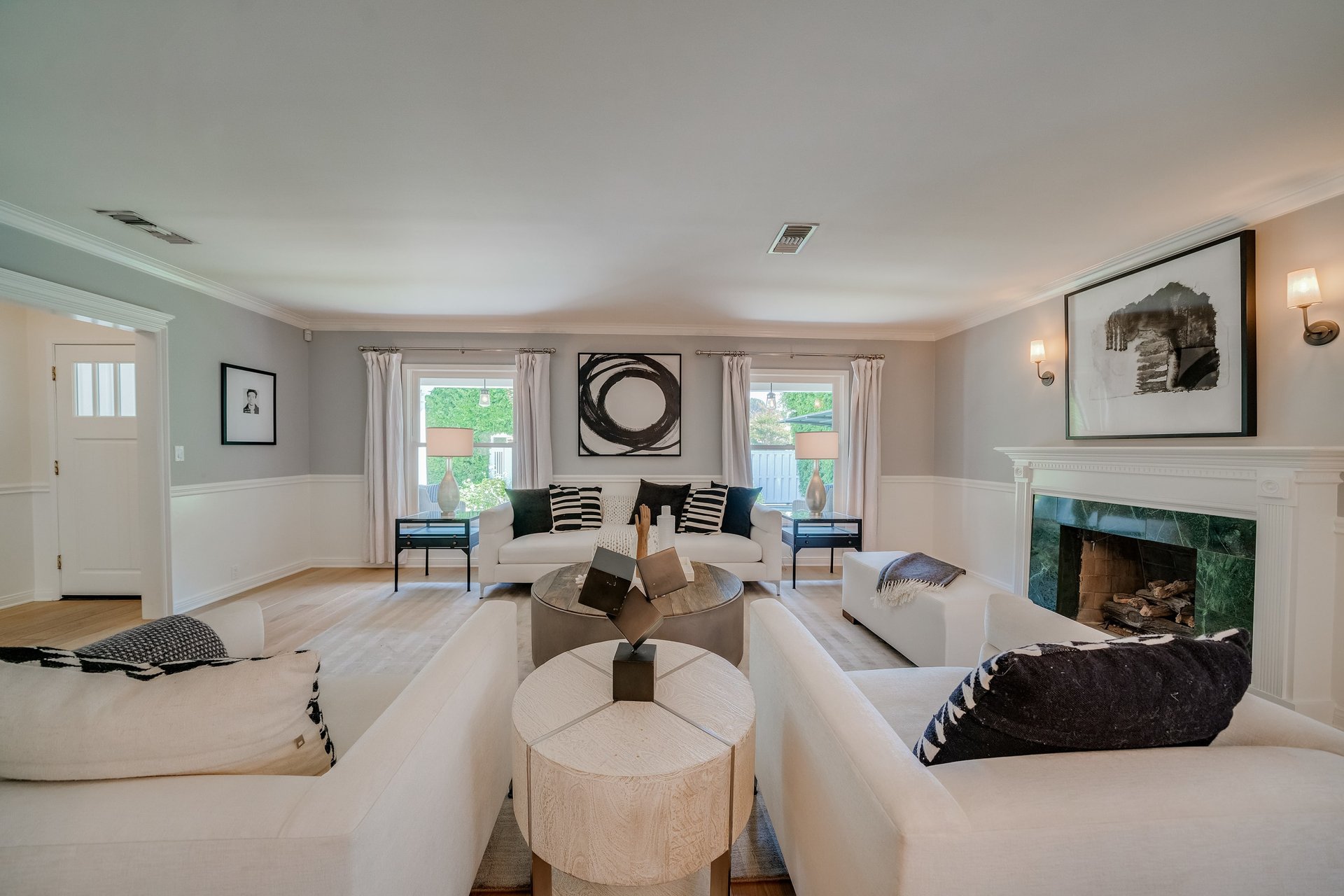 A Hampton's Vibe Traditional Home in Studio City 