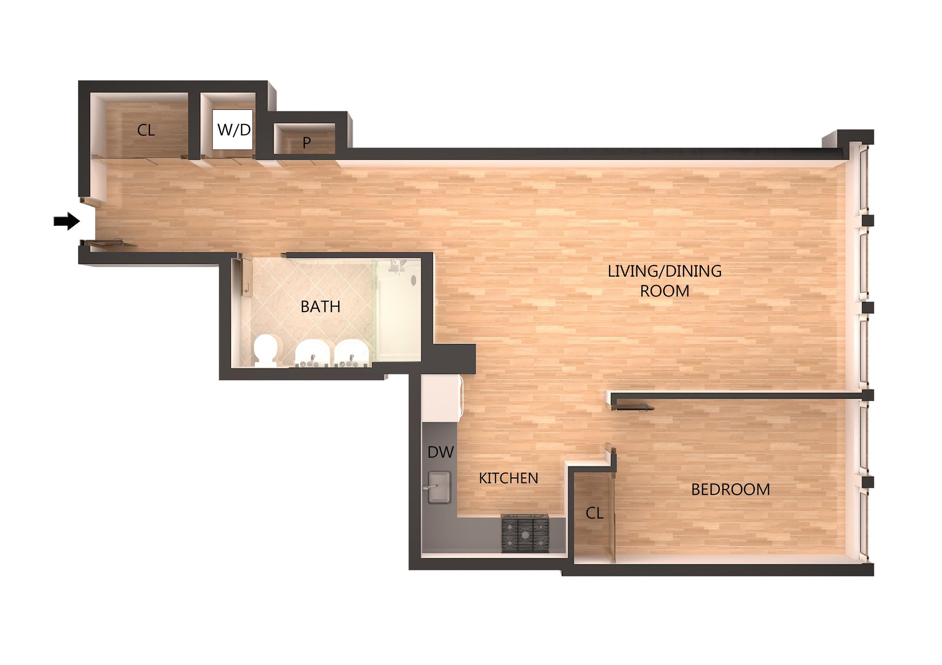 180 Water Street, Apt 1016