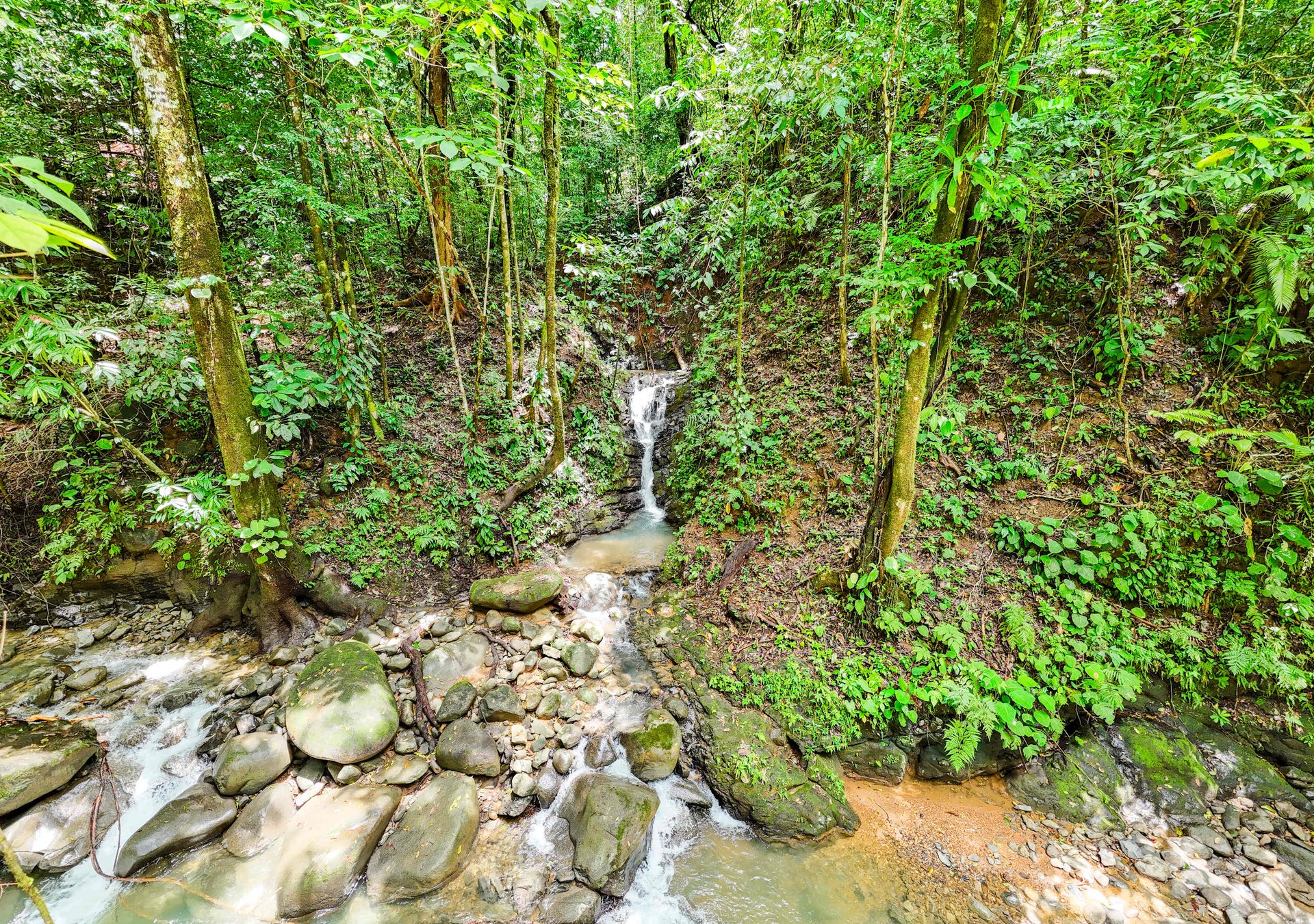 2-Bedroom Jungle Home with River, Waterfall & Pool on 3.8 Acres in Ojochal, Costa Rica