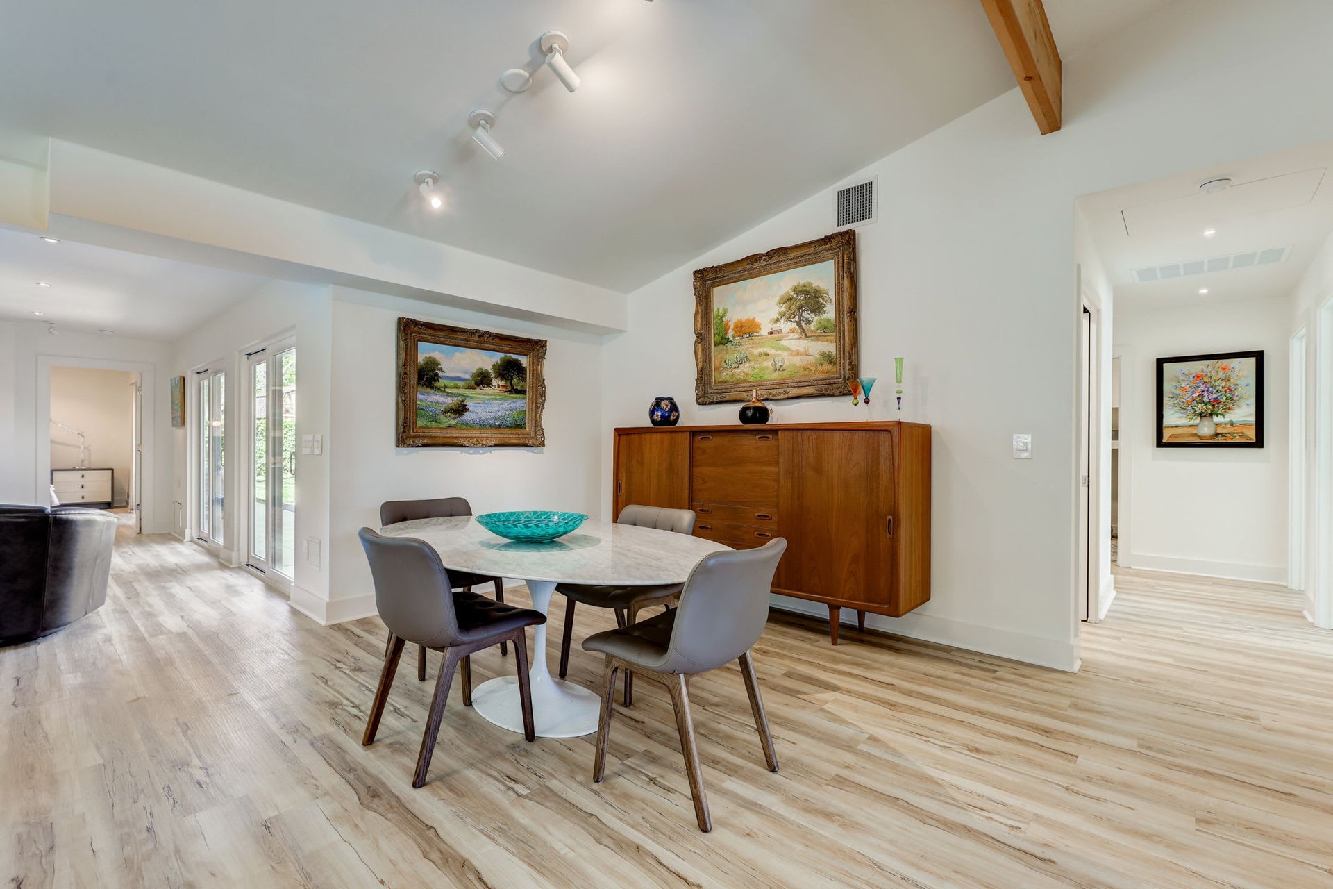 Stunning modern mid-century rebuilt home in the sought-after Delwood Heights near Mueller!