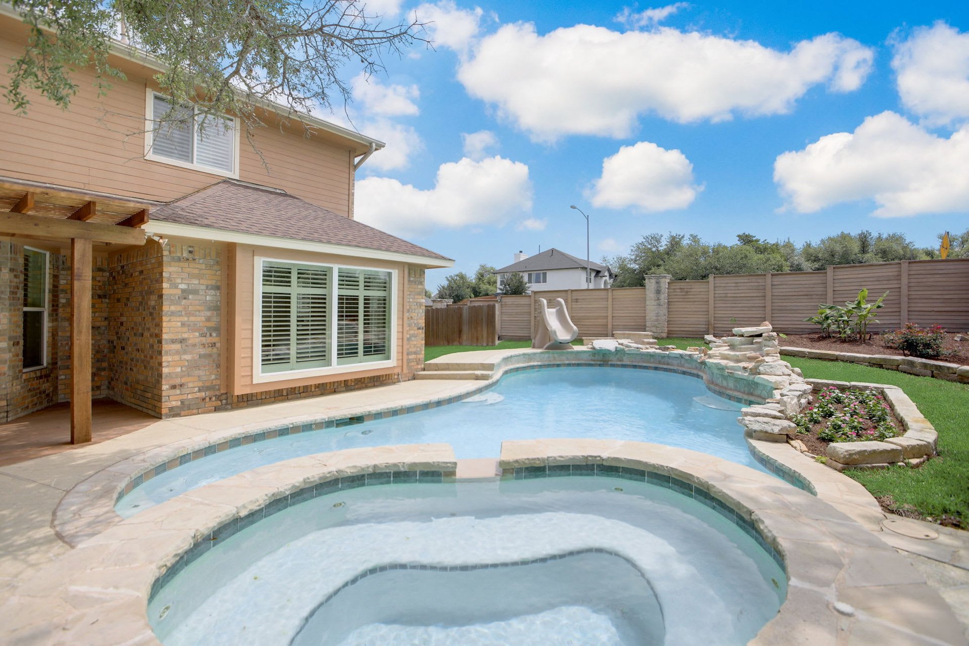 Captivating Cul-de-Sac Home in River Place with Upgrades & Sparkling Pool/Spa!