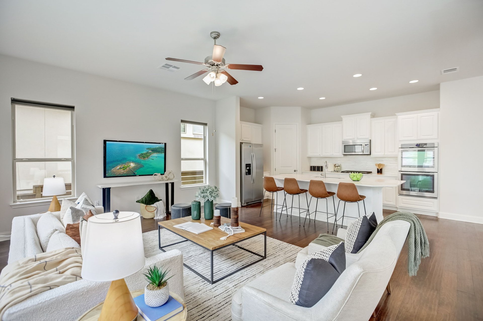 Spacious 4-Bedroom Home in The Preserve at Four Points – A+ School District, Open Floorplan, Luxurious Primary Suite, Covered Patio, and More!
