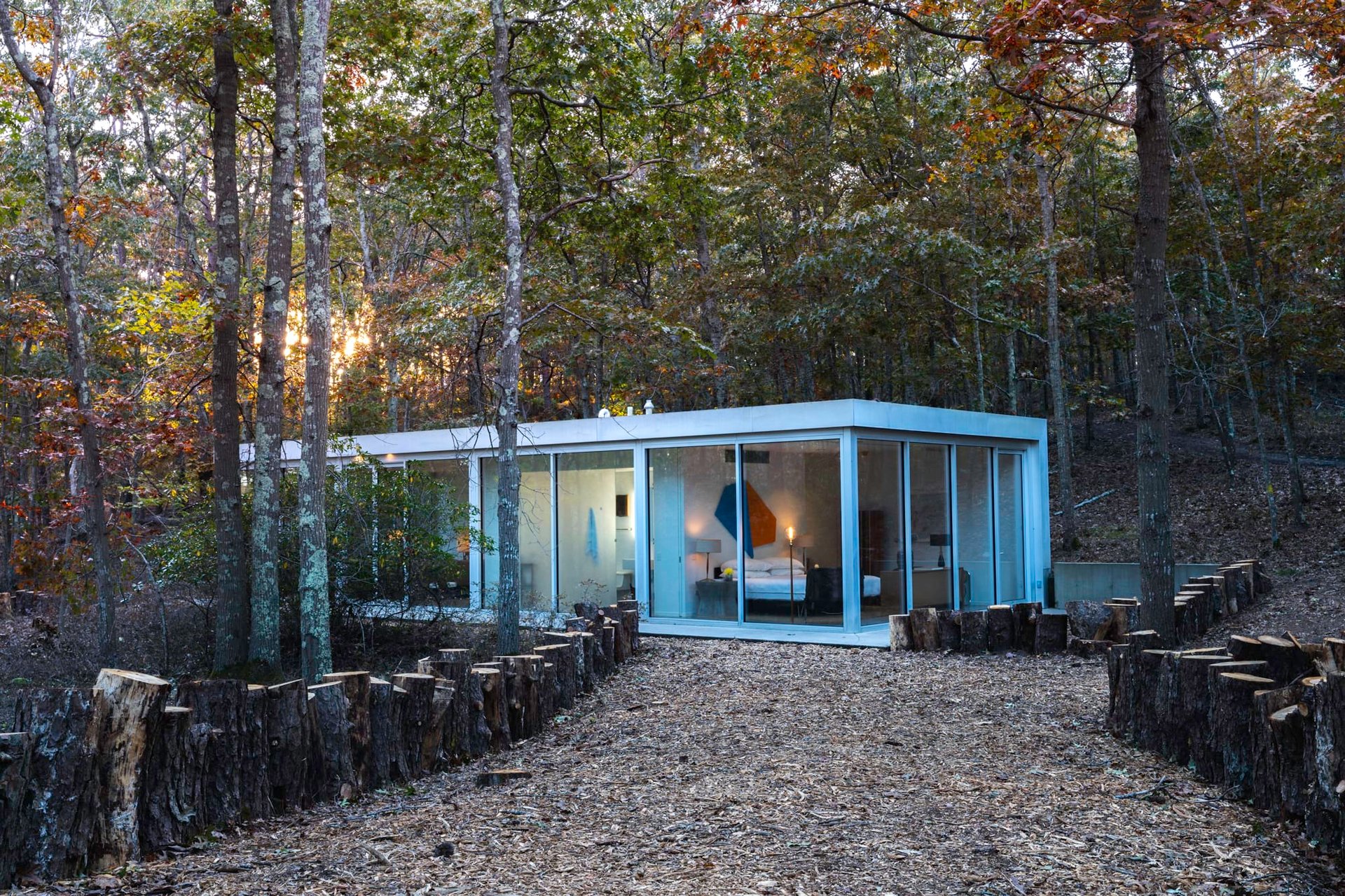"The Glass House," A Design Icon on 2.9 Buildable Acres