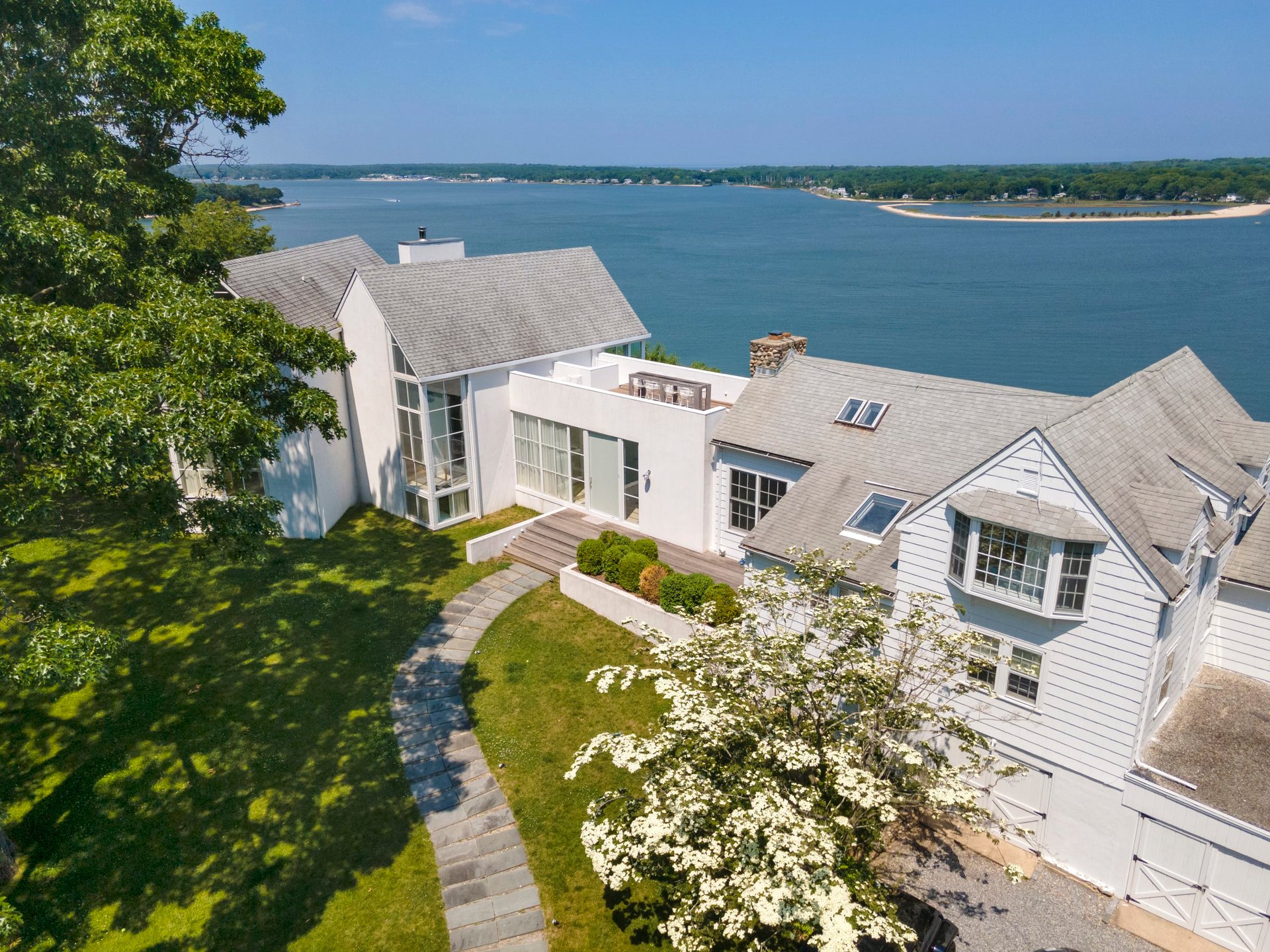 Crescent Beach Waterfront Stunner in Shelter Island