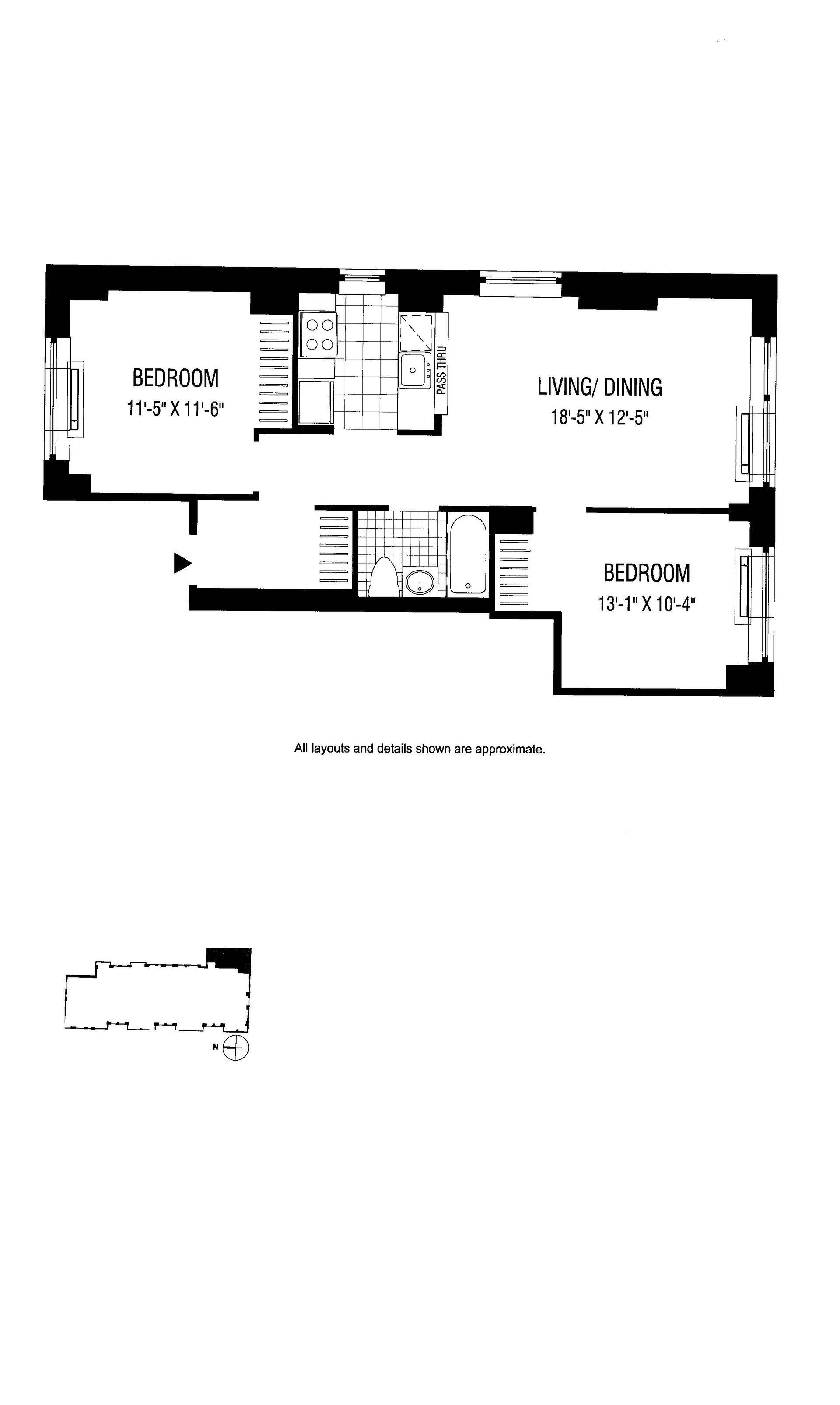 2 Gold Street, Apt 801