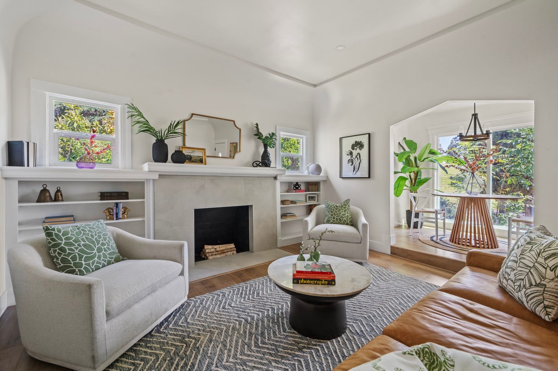 Bright Modern Duplex on a Perched Knoll in Adams Hill