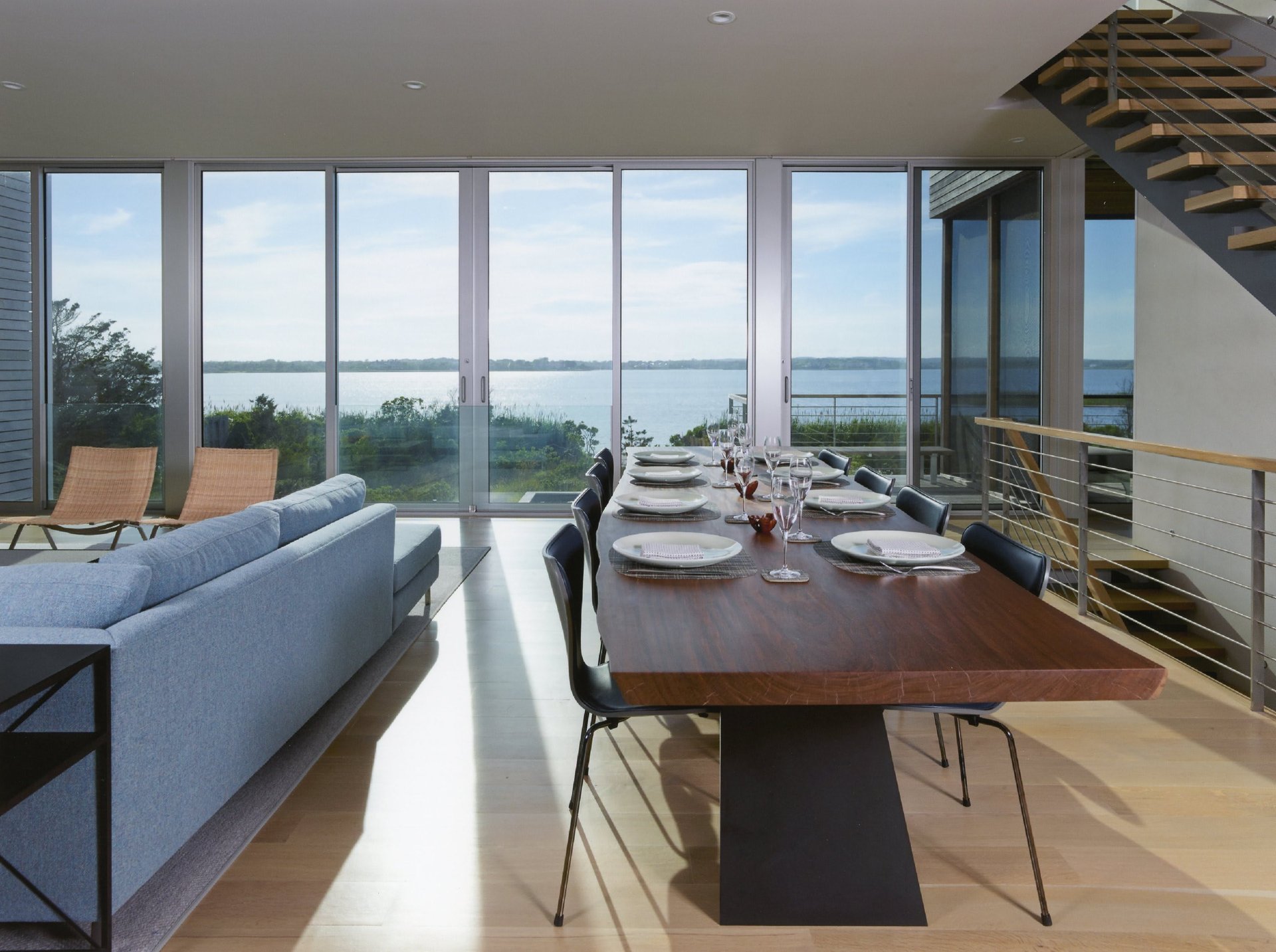Unbelievable Sunsets Over Mecox Bay in a World-Class Modern