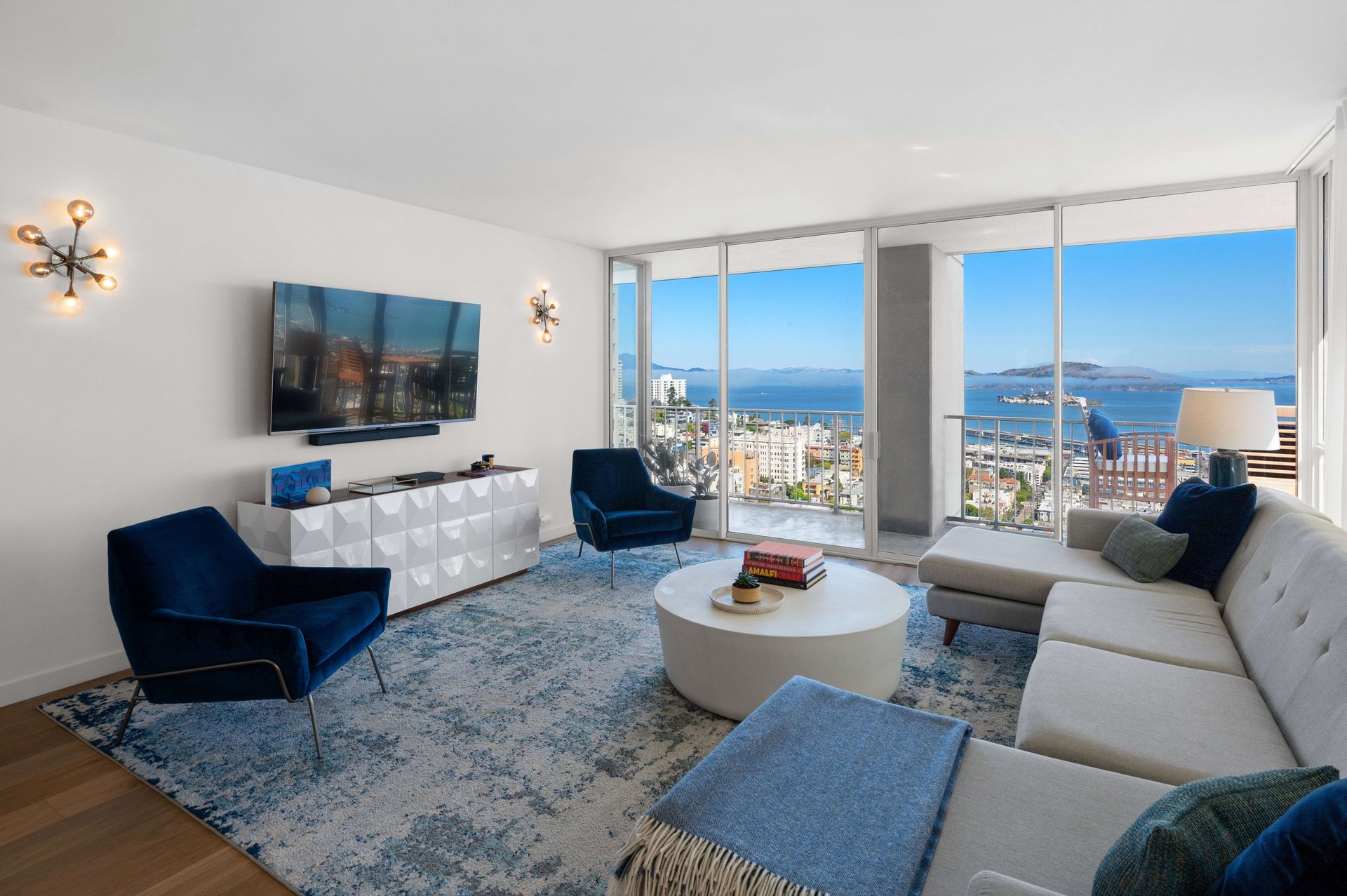 Modern Renovation & Alcatraz Views at The Summit atop Russian Hill