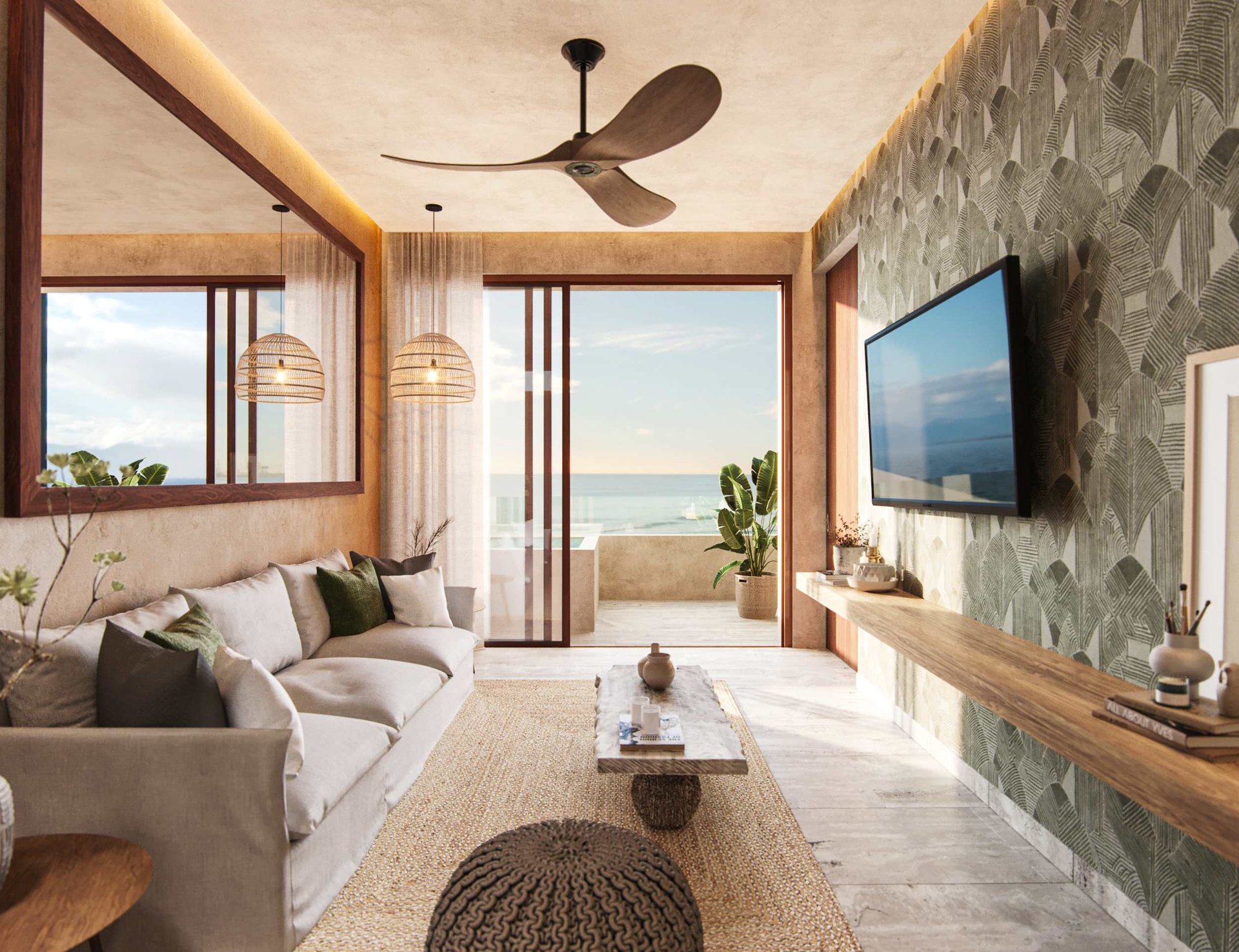 Beautiful beachfront Condos for Sale in Puerto Morelos Riviera Maya