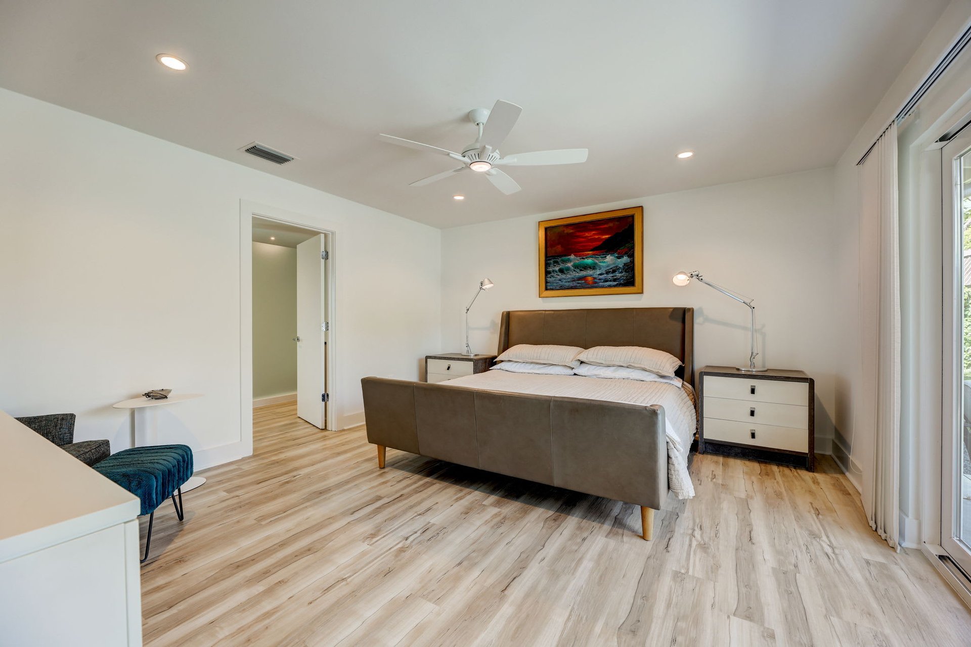 Stunning modern mid-century rebuilt home in the sought-after Delwood Heights near Mueller!