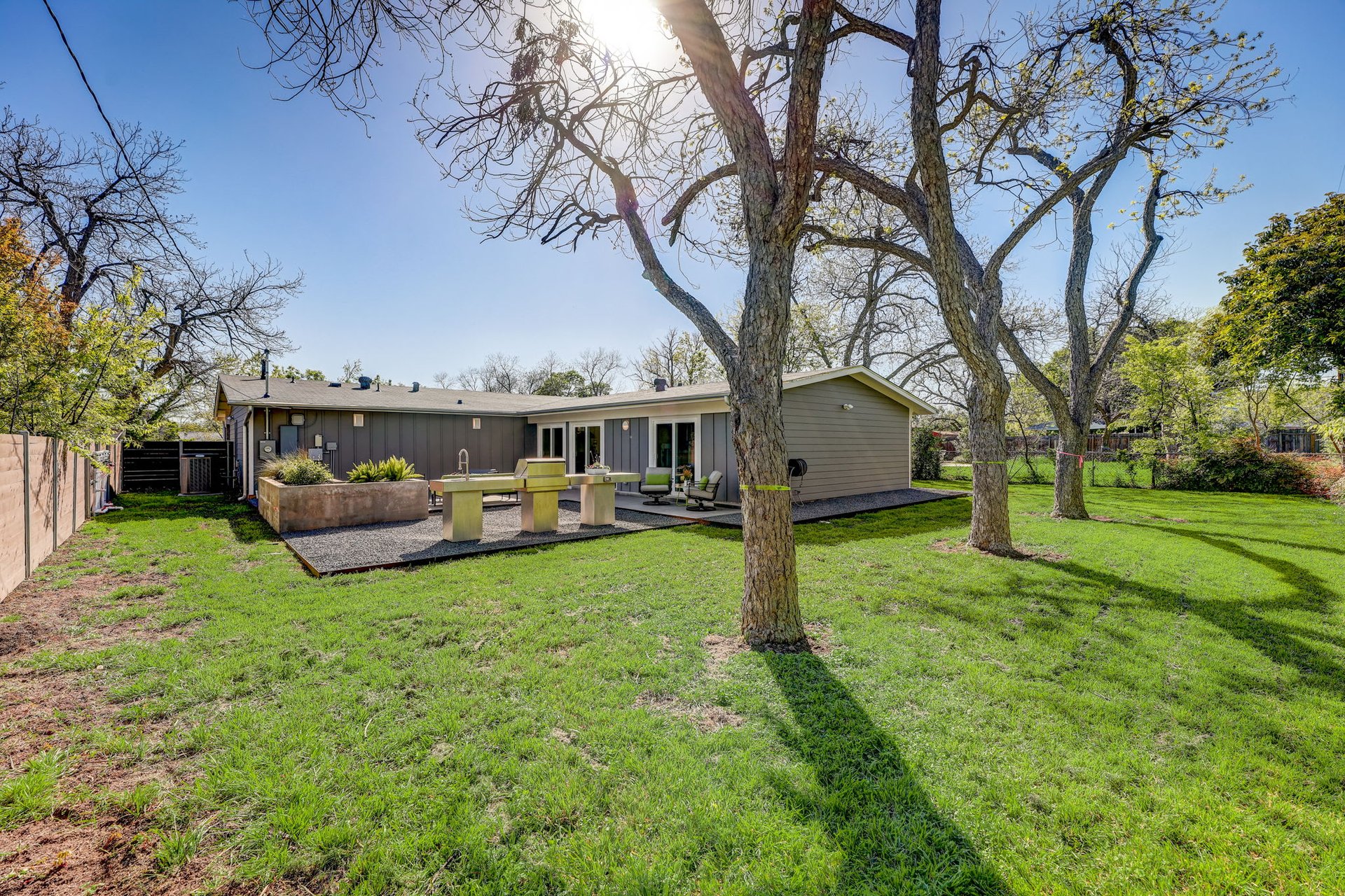 Stunning modern mid-century rebuilt home in the sought-after Delwood Heights near Mueller!