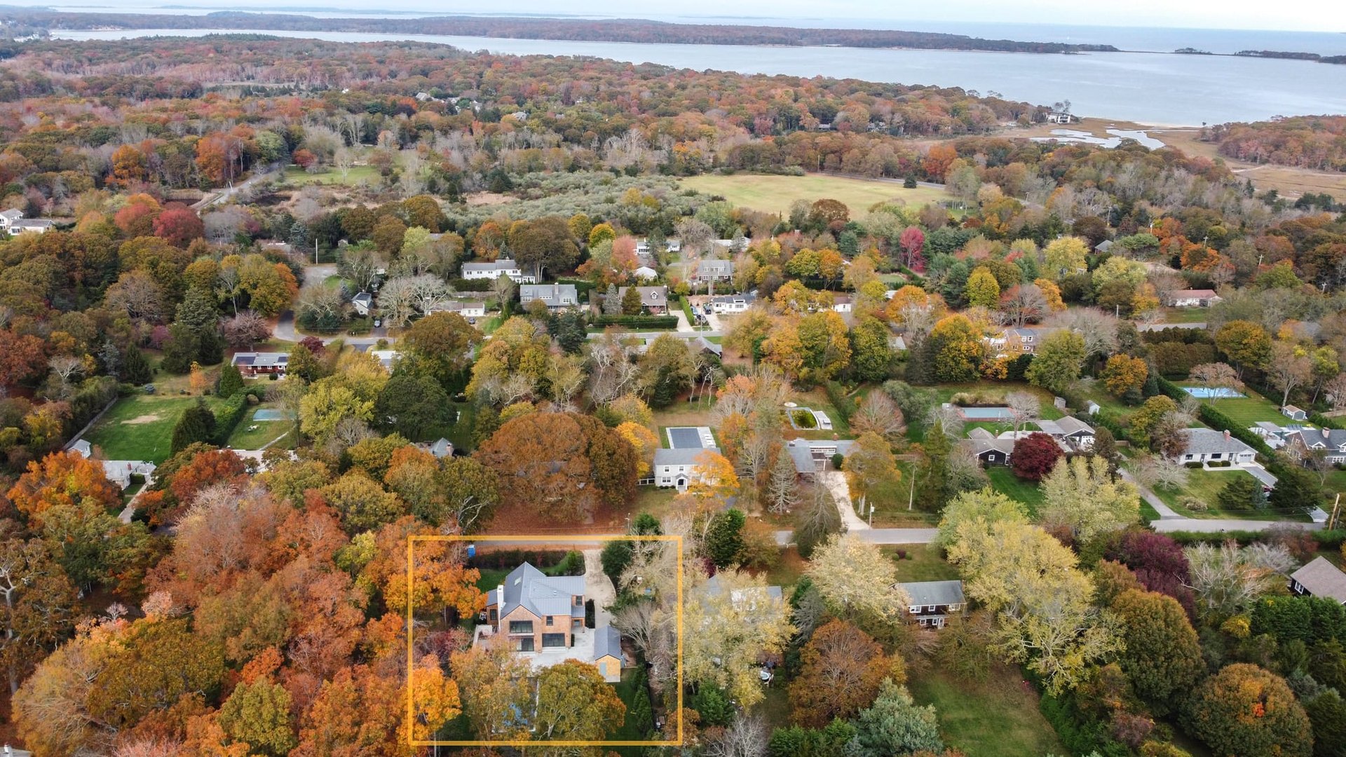 A Brand New, Finely Crafted Hamptons Classic, Secluded & Gorgeously Landscaped