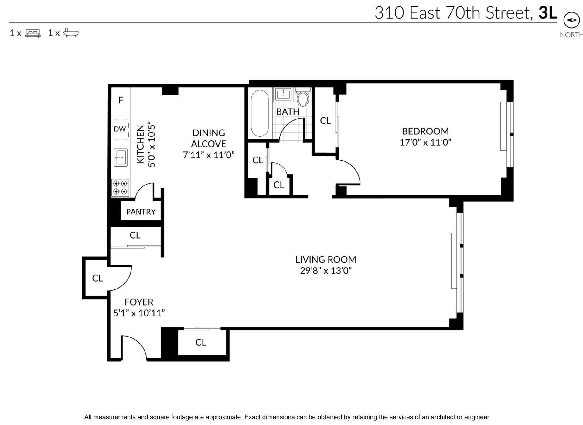 310 East 70th Street, Apt 3-L