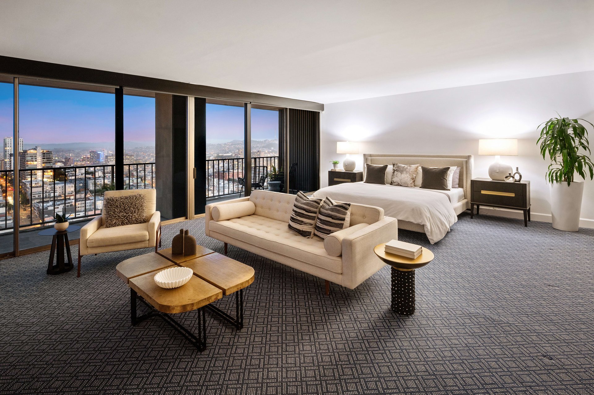 Redesigned Corner Residence with Bay Views at 999 Green