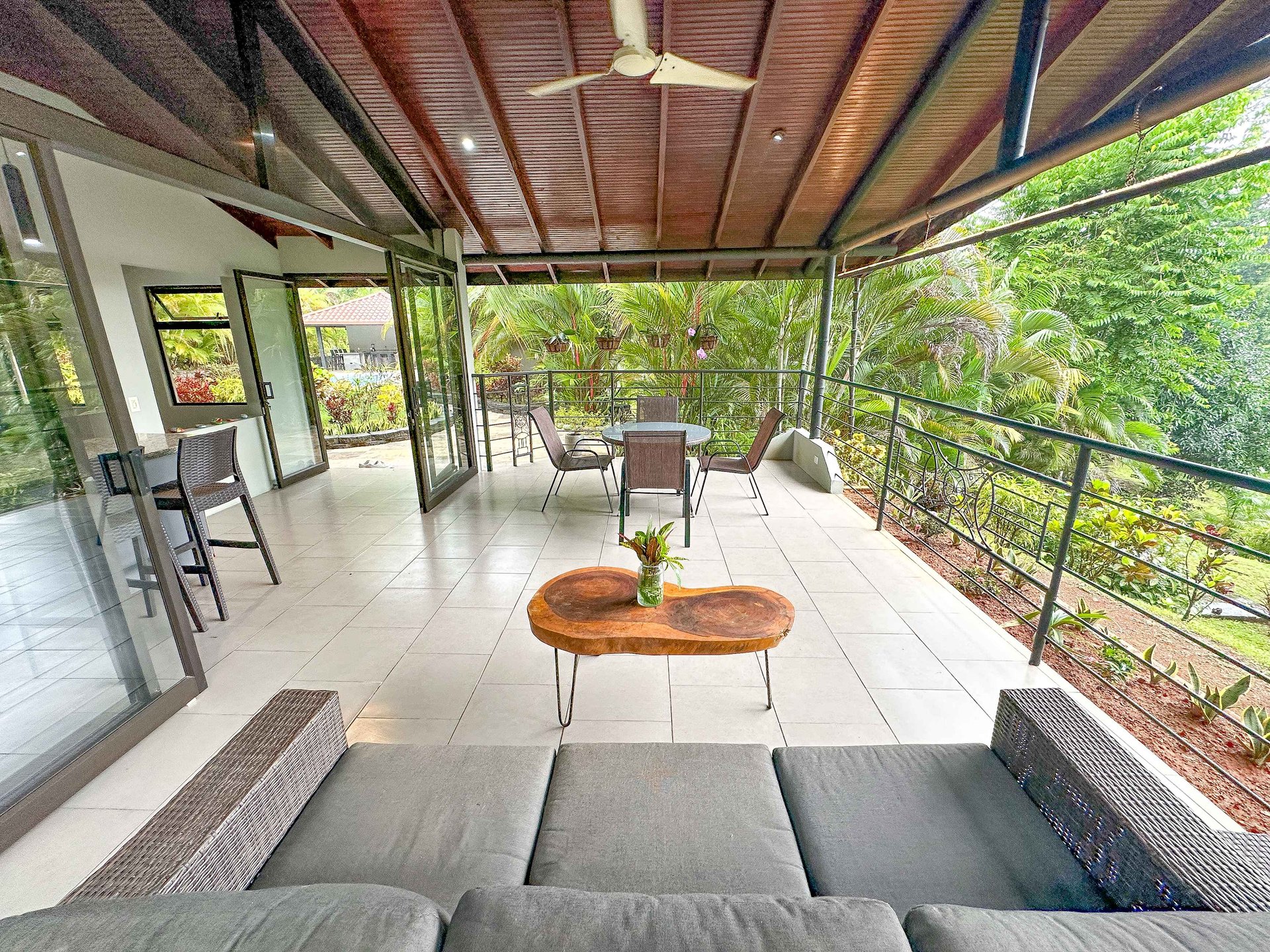 2-Bedroom Jungle Home with River, Waterfall & Pool on 3.8 Acres in Ojochal, Costa Rica