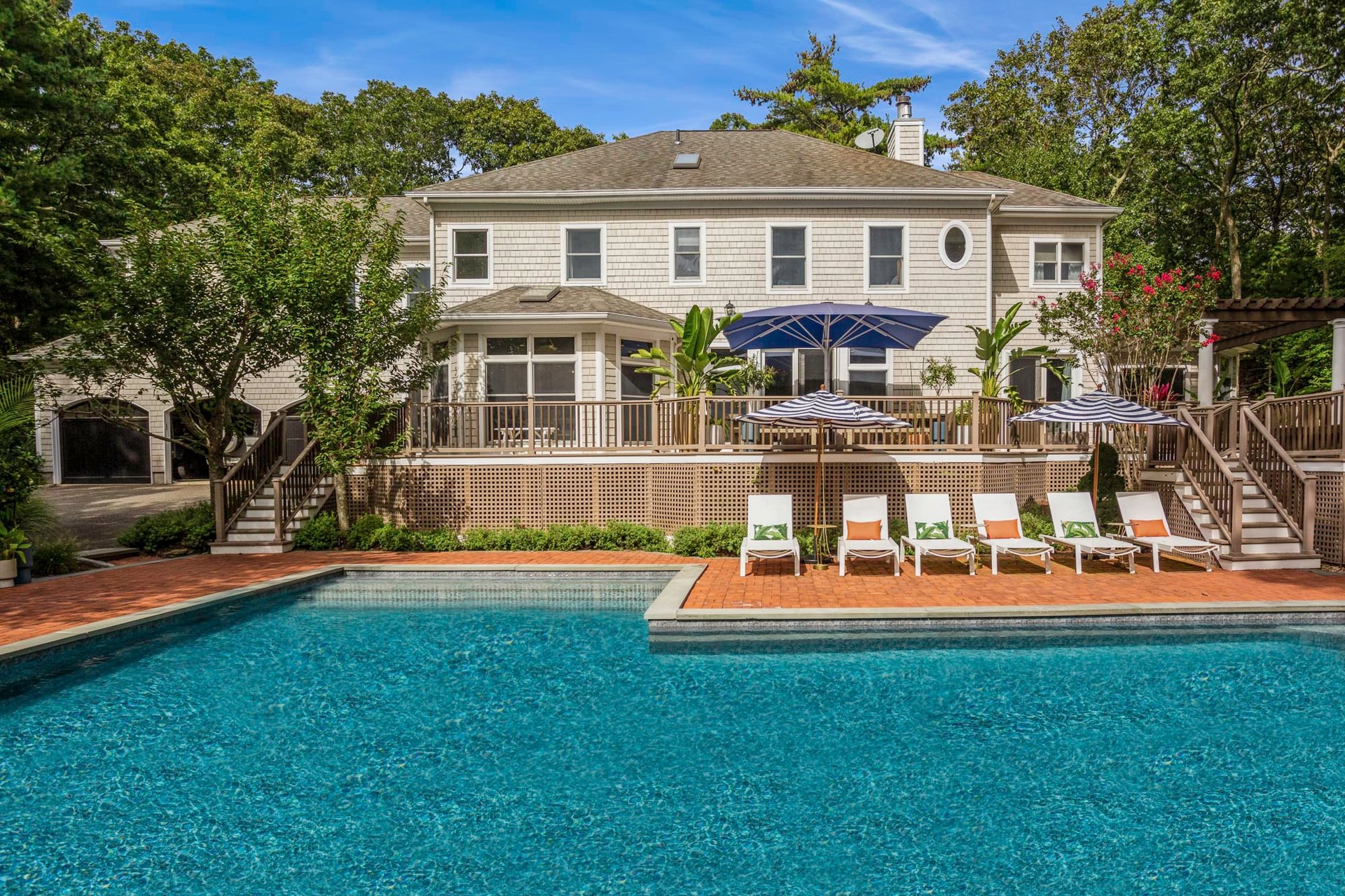 Resort-Style Living on 4 Quiet & Private East Hampton Acres