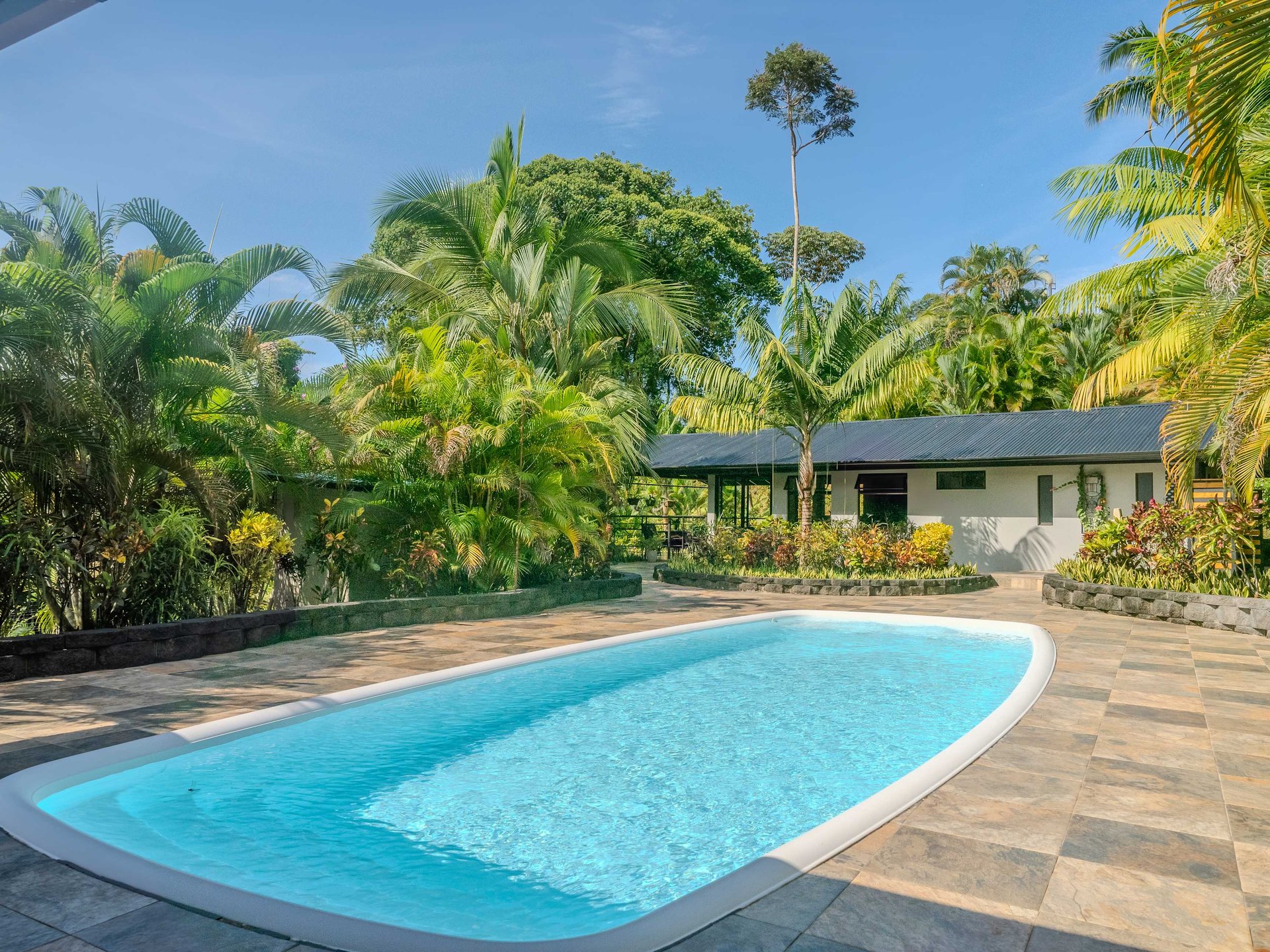 2-Bedroom Jungle Home with River, Waterfall & Pool on 3.8 Acres in Ojochal, Costa Rica