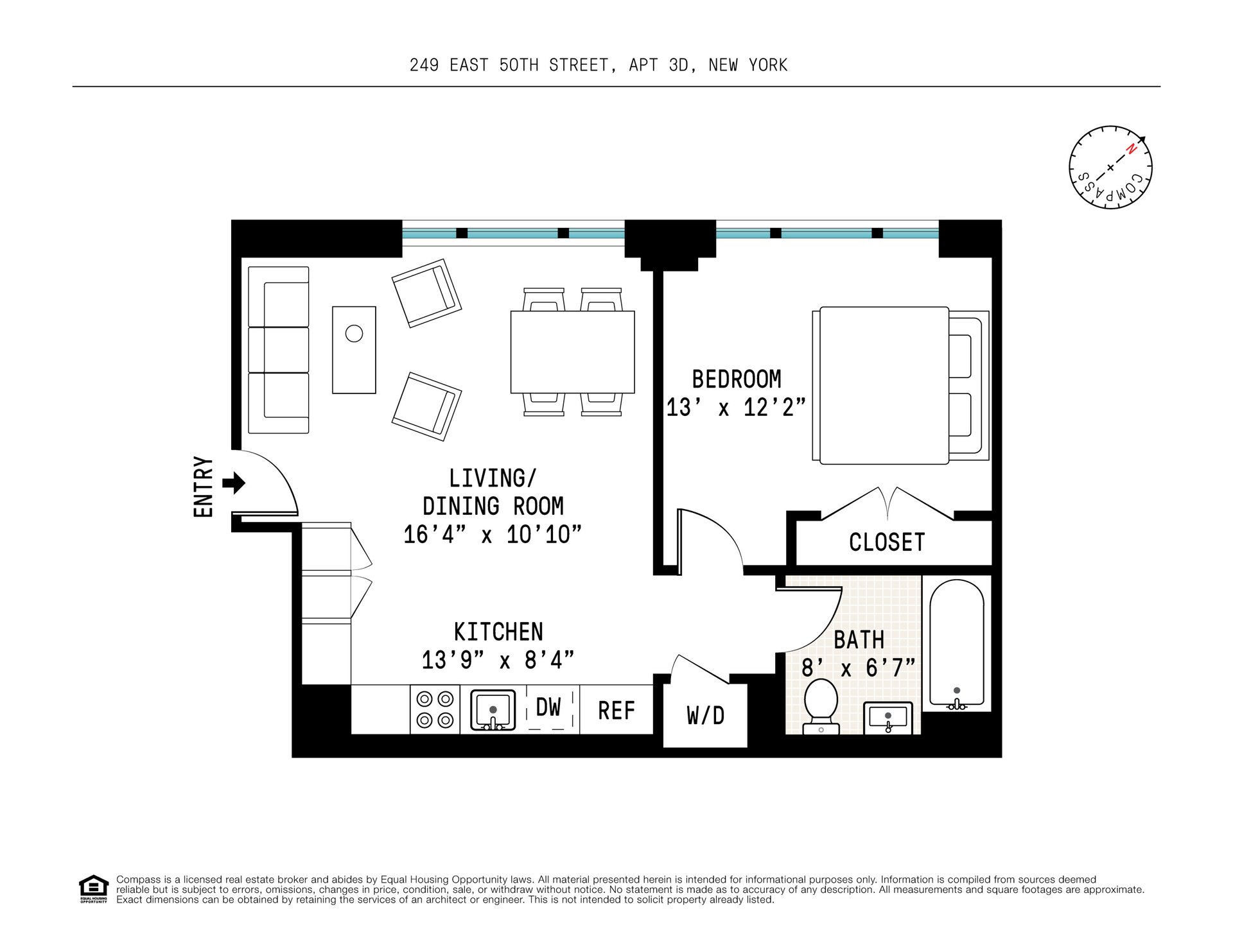 249 E 50th Street, Unit 3D