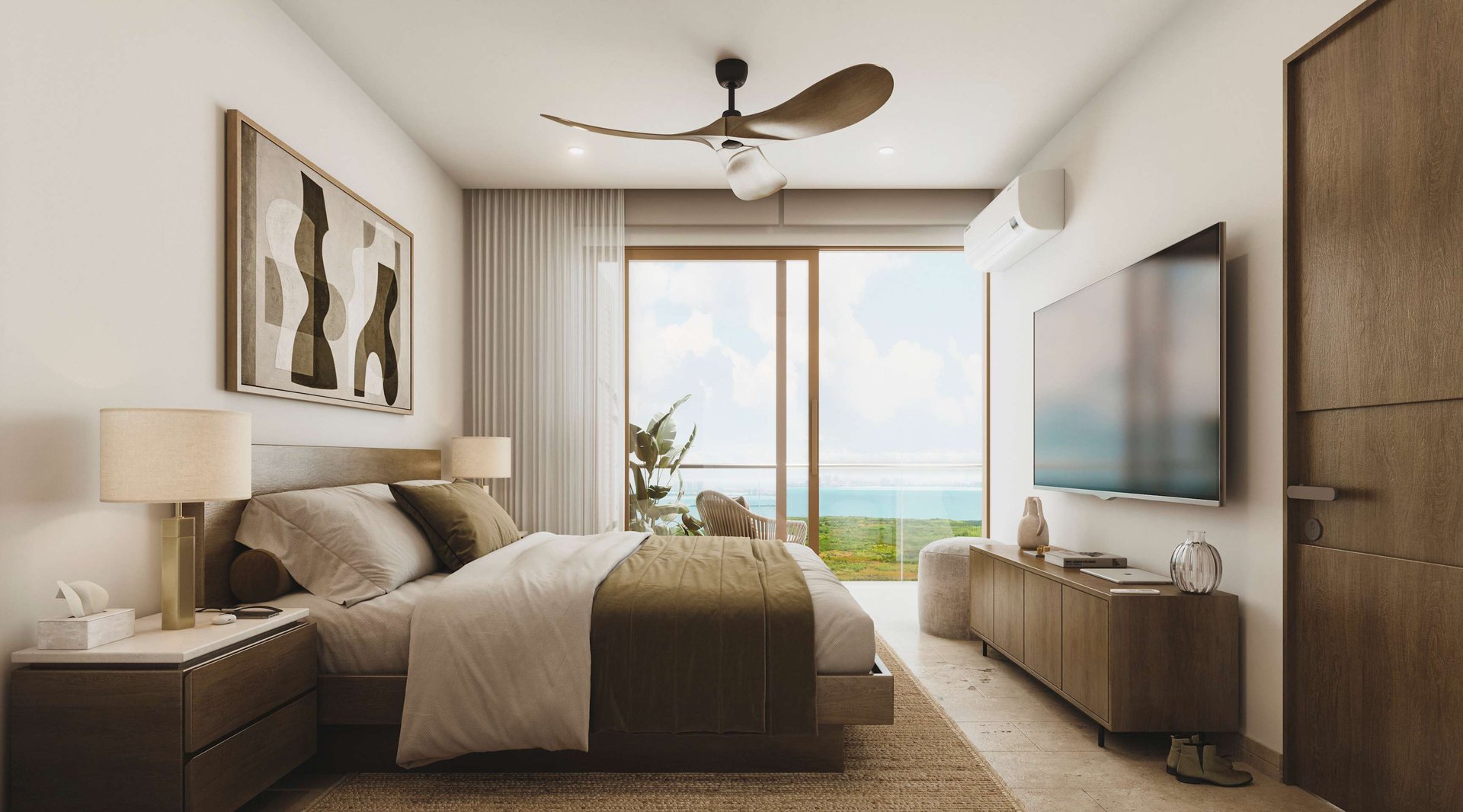 INVESTMENT OPPORTUNITY Cancun Luxury 1 Bed Condo for sale with Lagoon and Ocean view