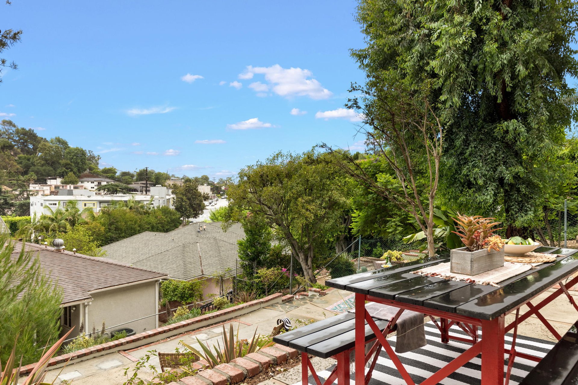 Wonderful and Warm Traditional Home with Views in The Los Feliz Hills