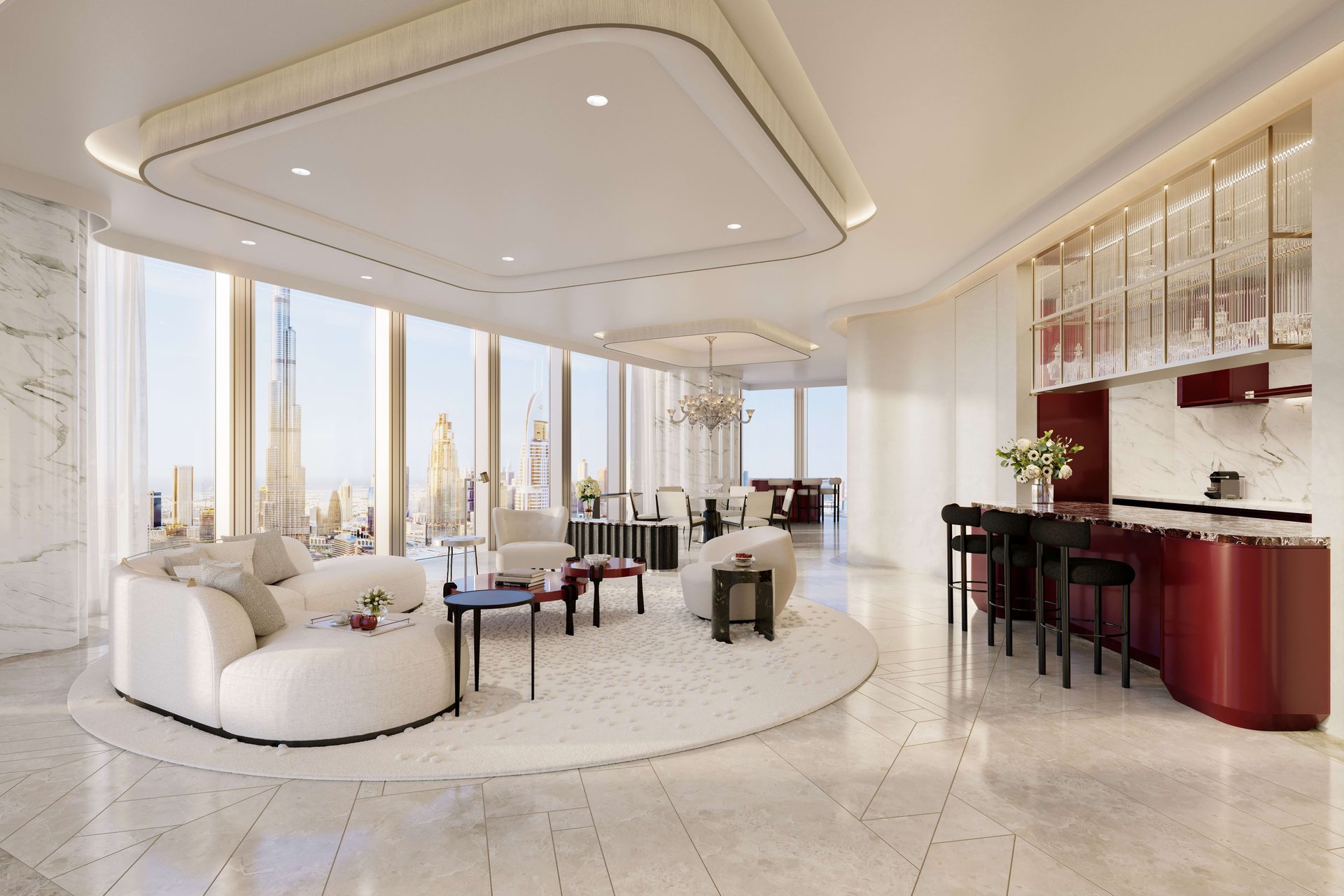 Baccarat Residences - Full Floor 4 Bed