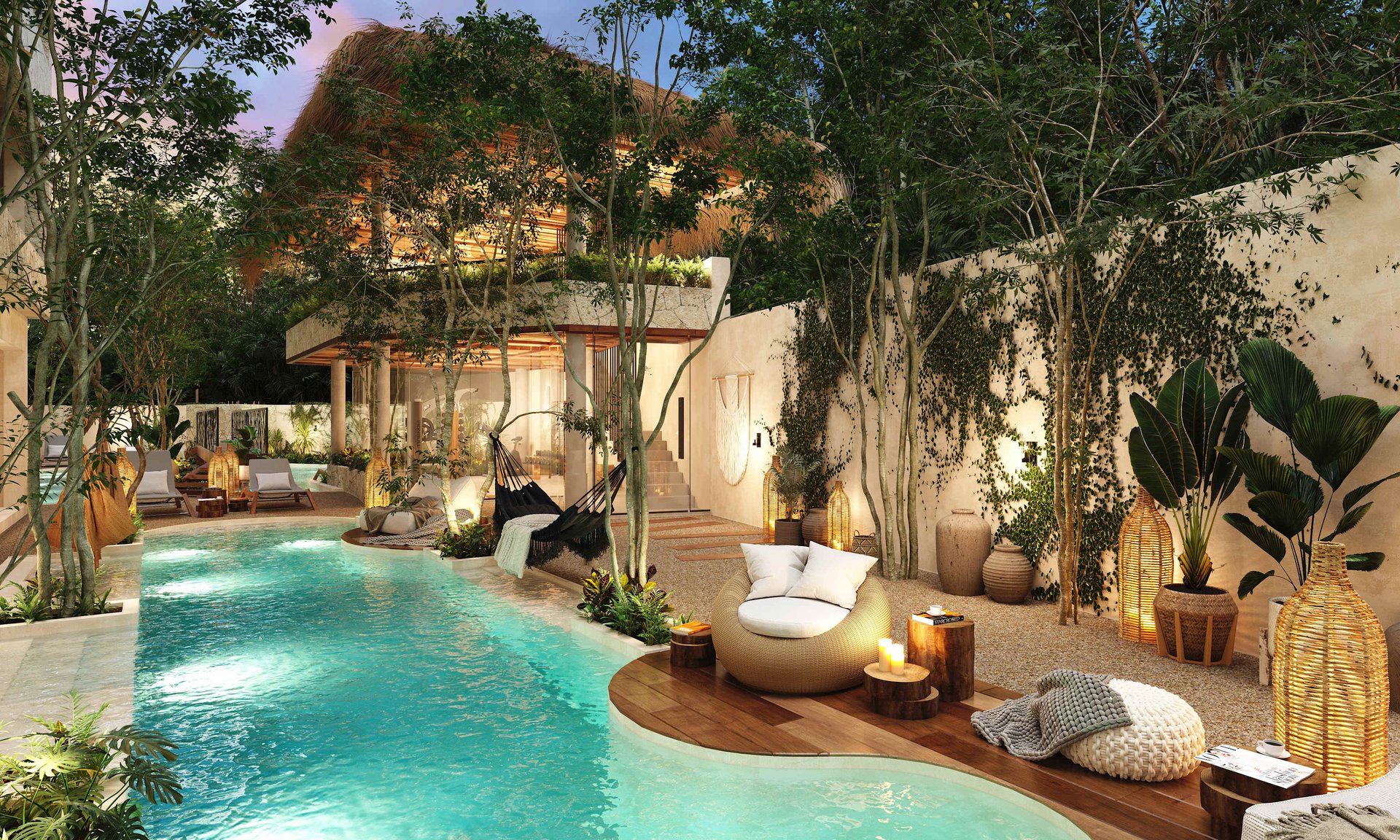  Beautiful 3 Bedroom apartment for Sale in the heart of Tulum