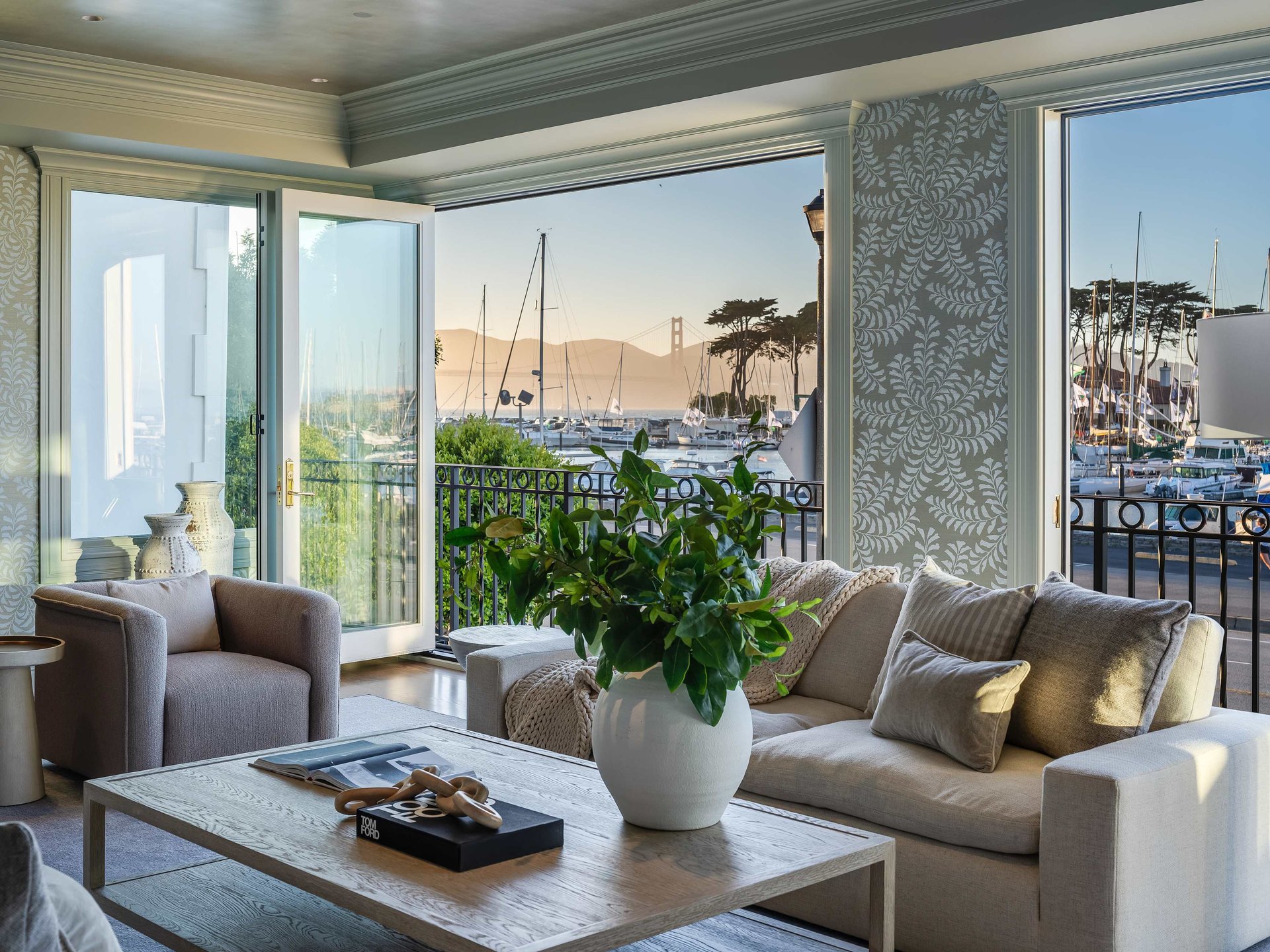 Stately Marina Blvd Home with Yacht Club Views