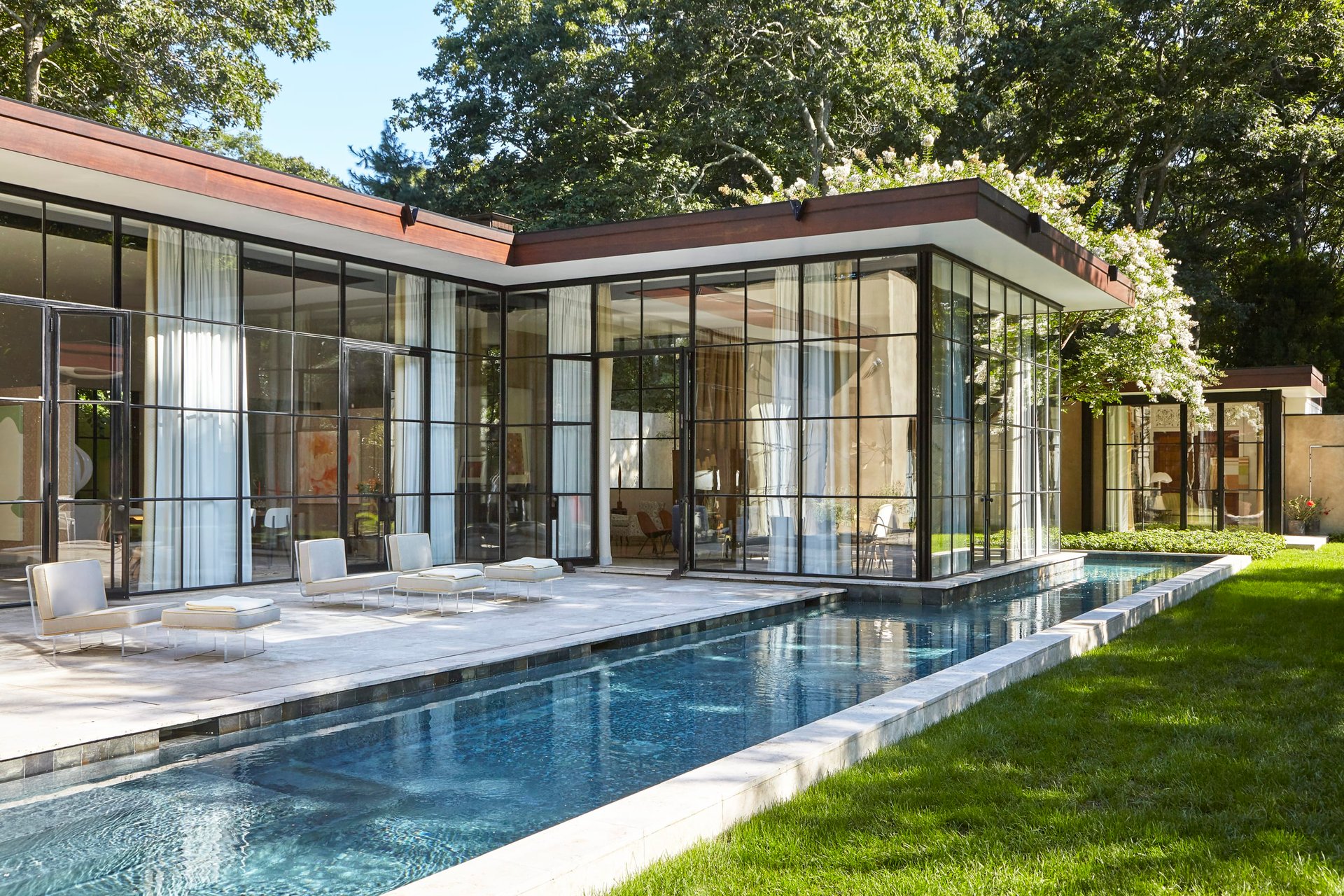 Timeless, Private Modern Masterpiece in East Hampton