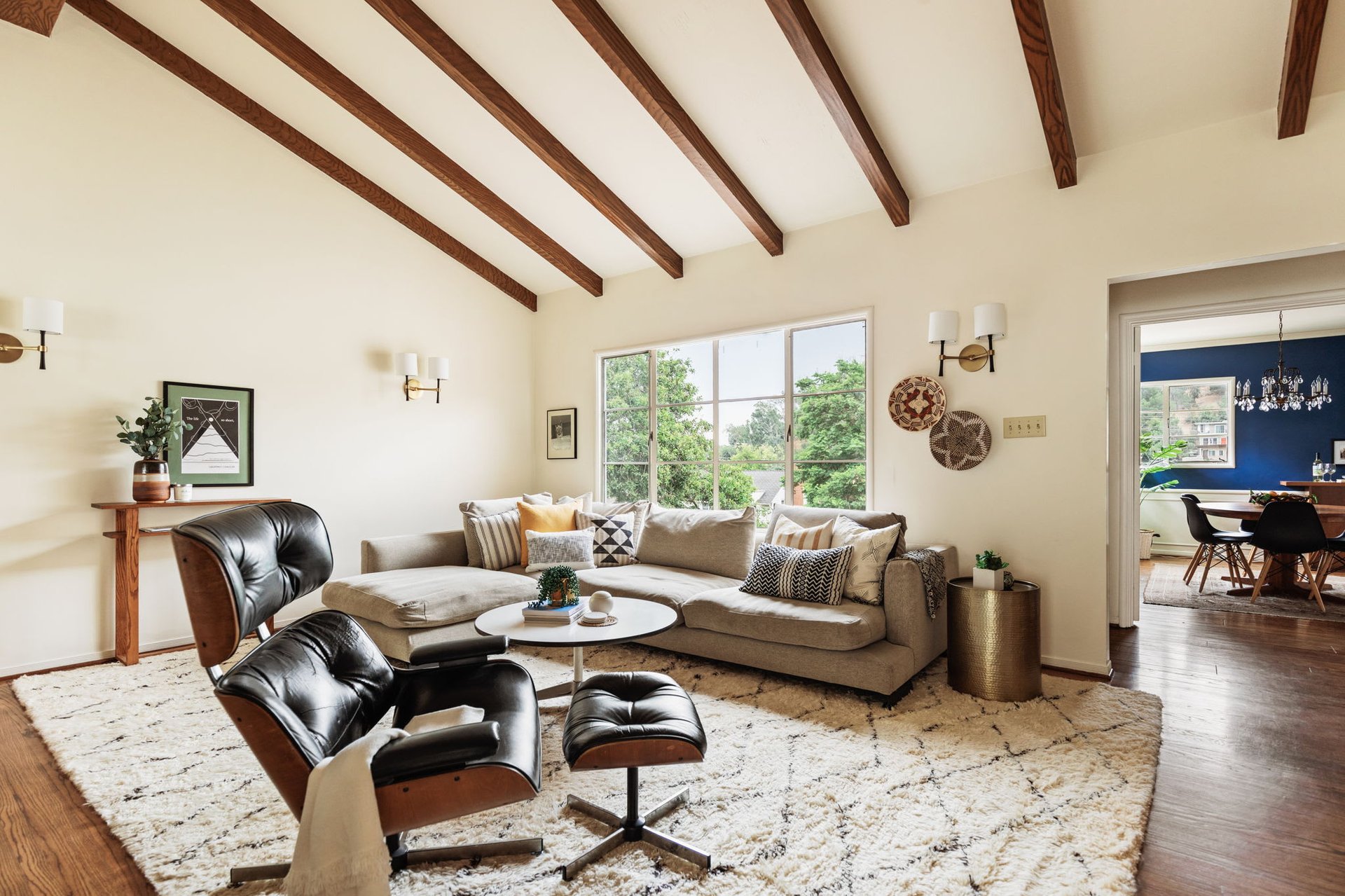 Wonderful and Warm Traditional Home with Views in The Los Feliz Hills